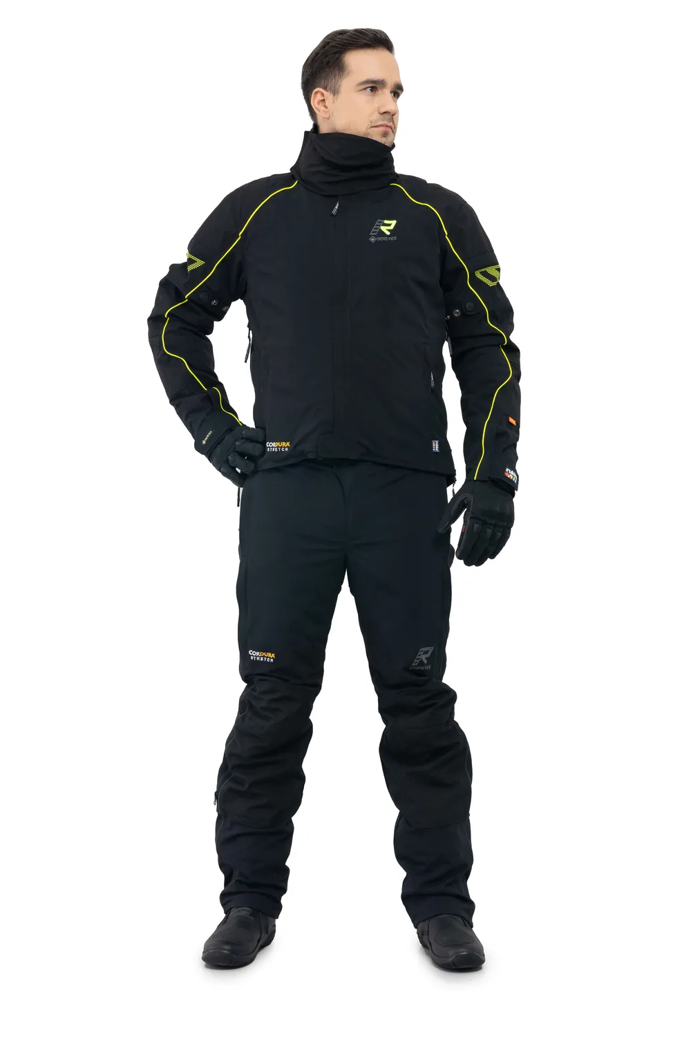 RUKKA COMFO-R Jacka Svart/Gul