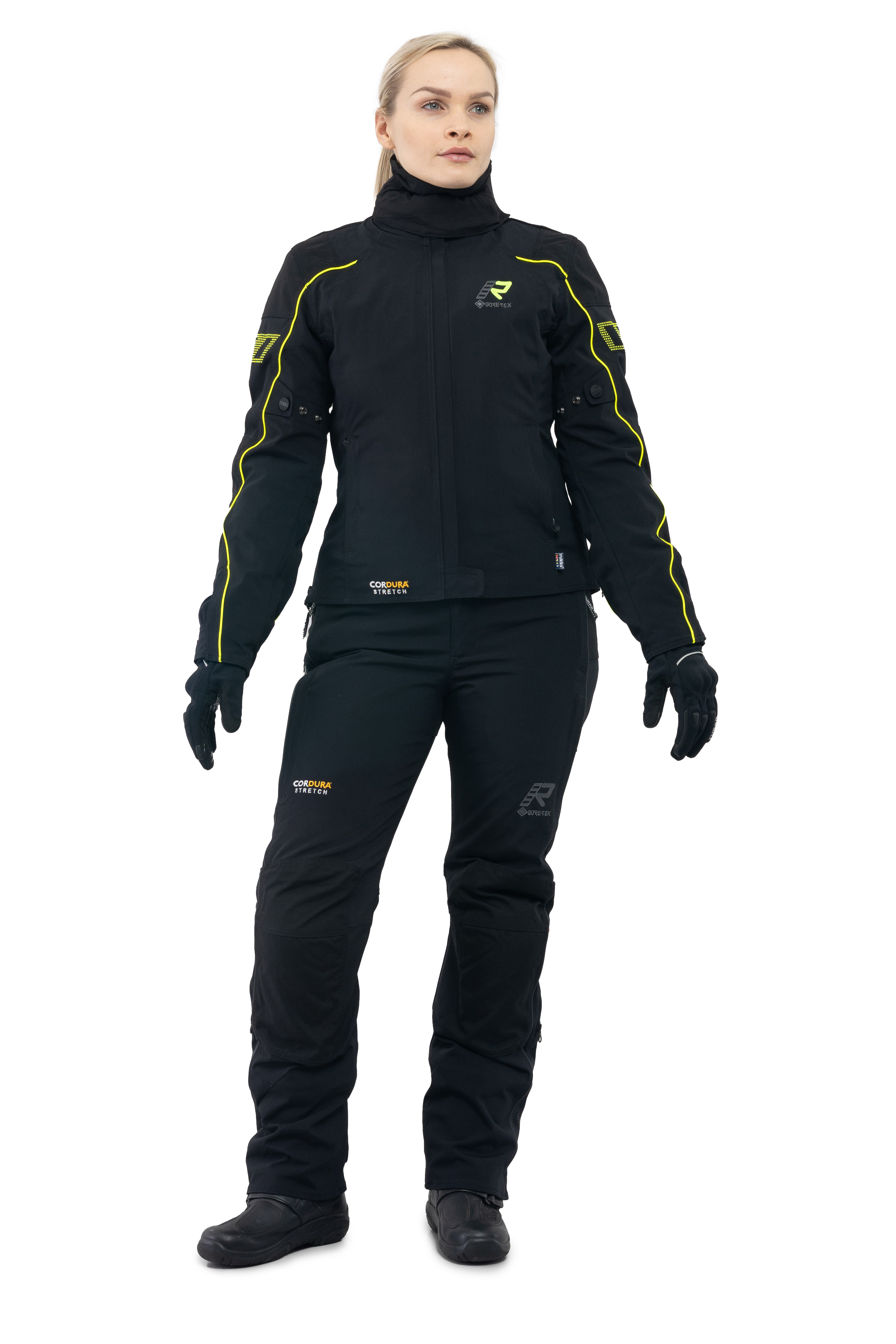 RUKKA COMFORINA Jacka Svart/Gul