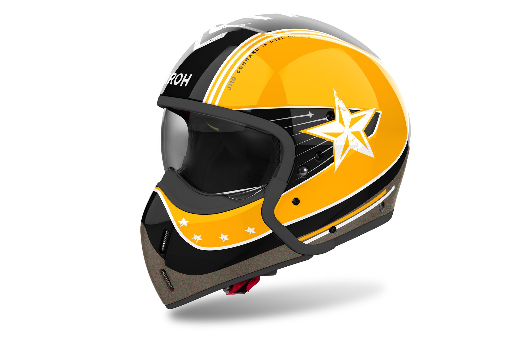 Airoh Hjälm J 110 Command Yellow Gloss