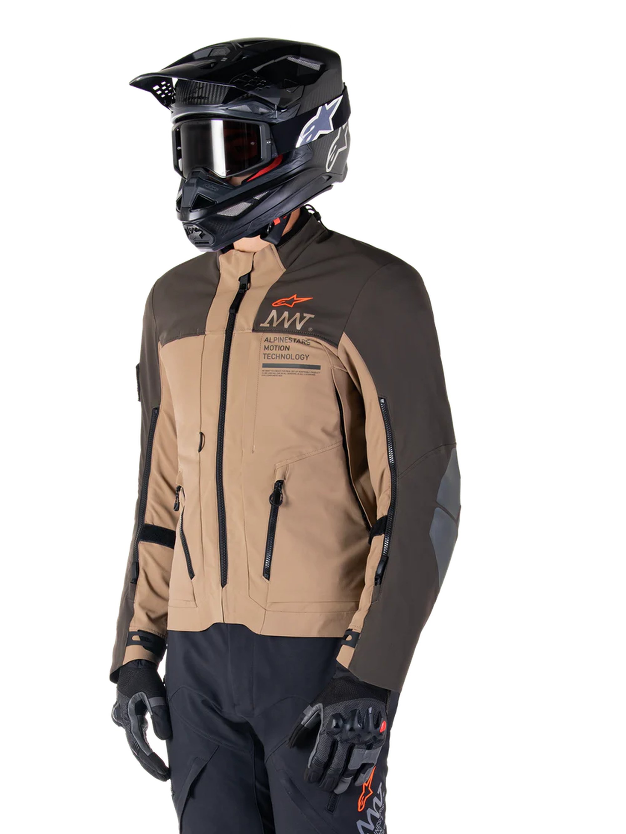 Alpinestars Jacka AMT-8 Strech Drystar XF Brun