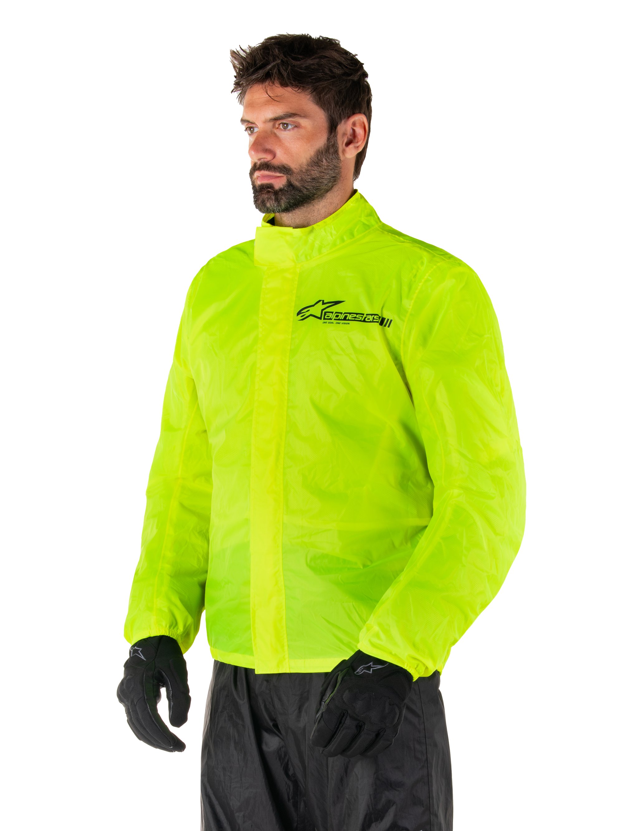 Alpinestars Jacka Hurricane Rain v2 Gul Fluo