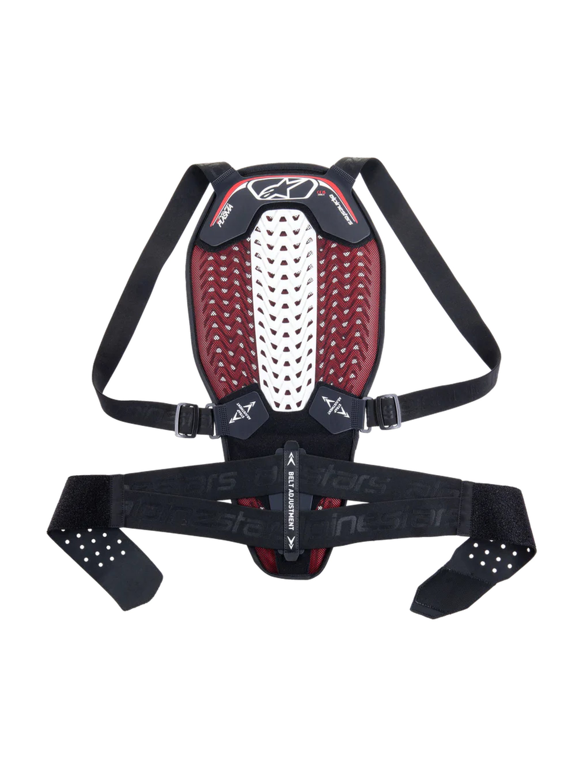Alpinestars Ryggskydd Nucleon Plasma Svart/Vit/Röd