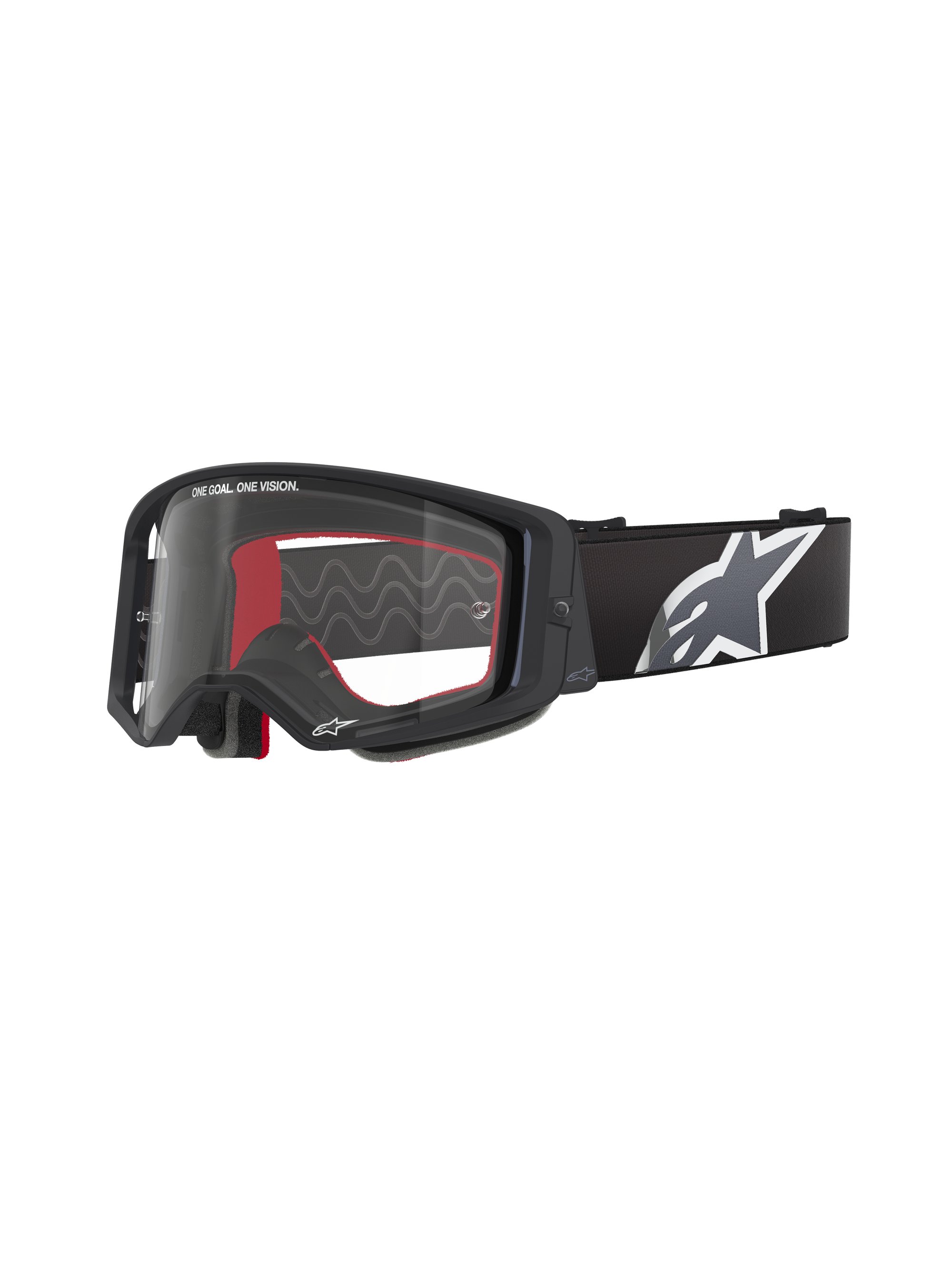 Alpinestars Goggle Supertech CORP Svart/Grå/Klart