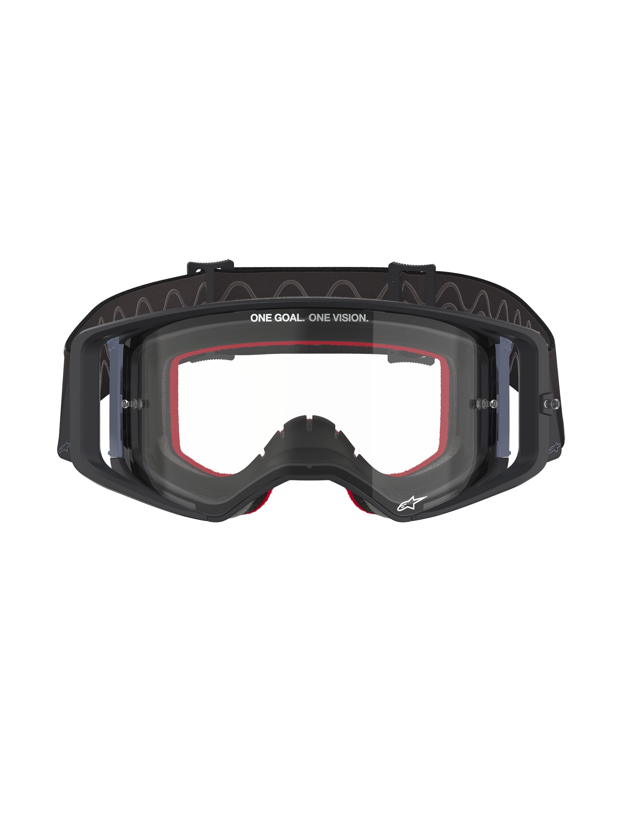 Alpinestars Goggle Supertech CORP Svart/Grå/Klart