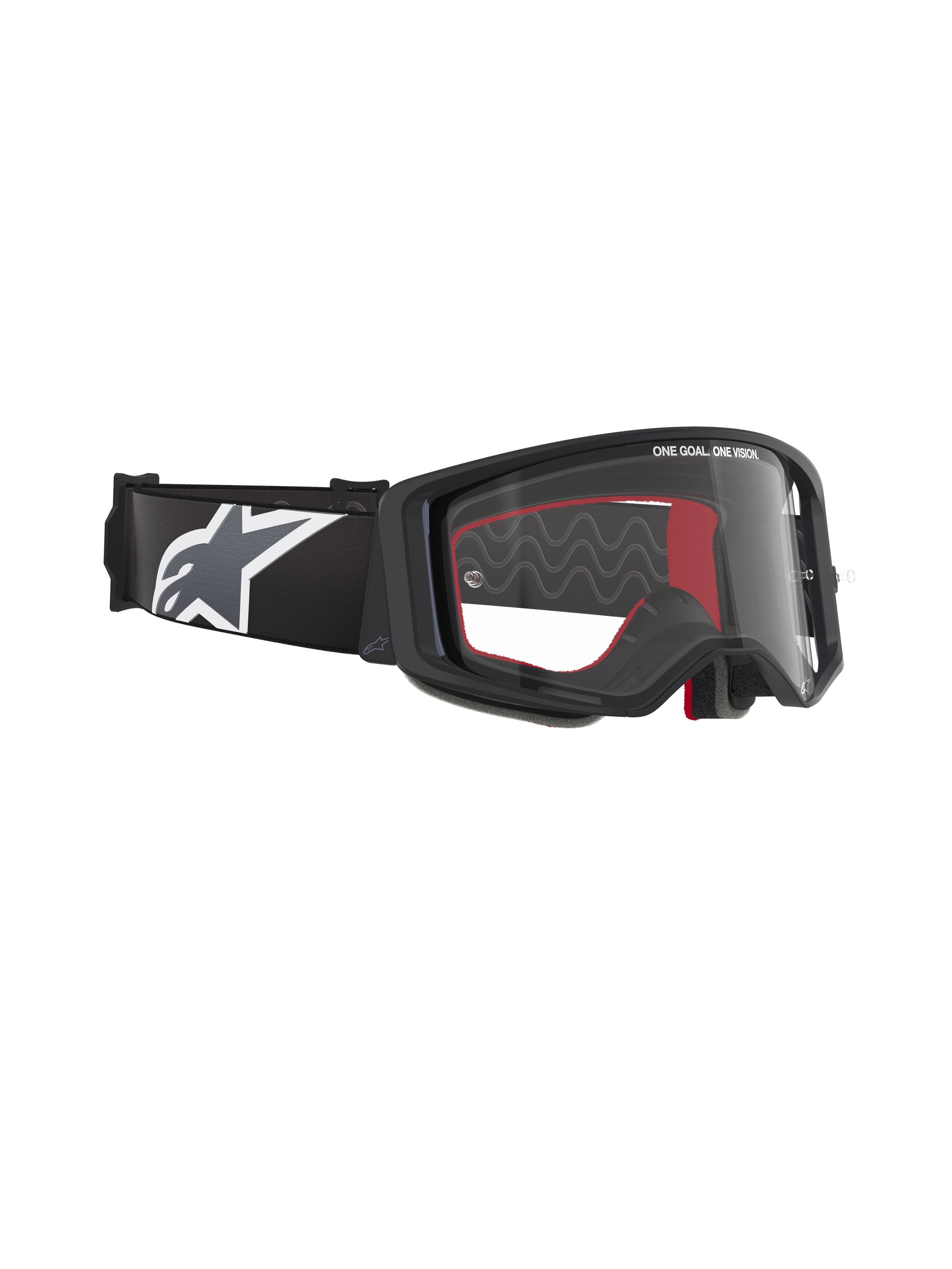 Alpinestars Goggle Supertech CORP Svart/Grå/Klart