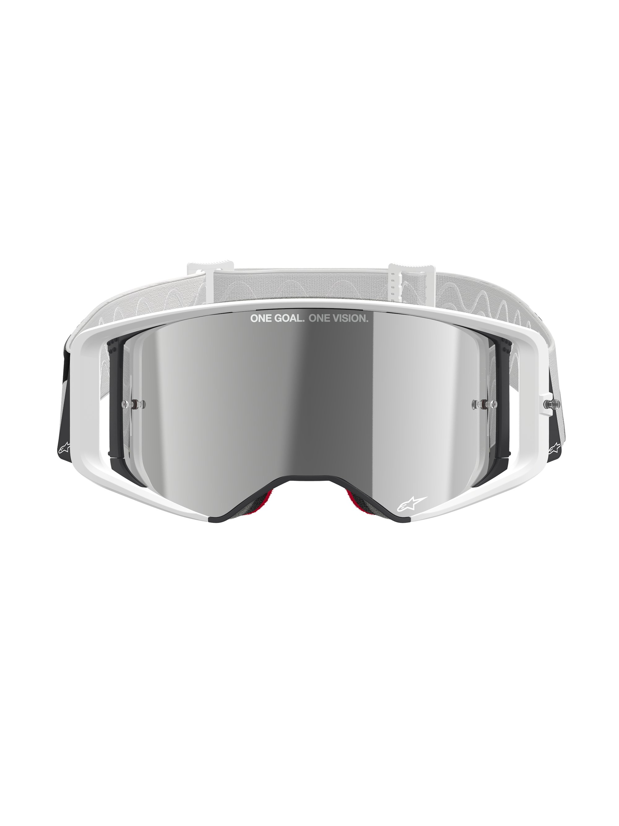 Alpinestars Goggle Supertech CORP Vit/Spegel Silver