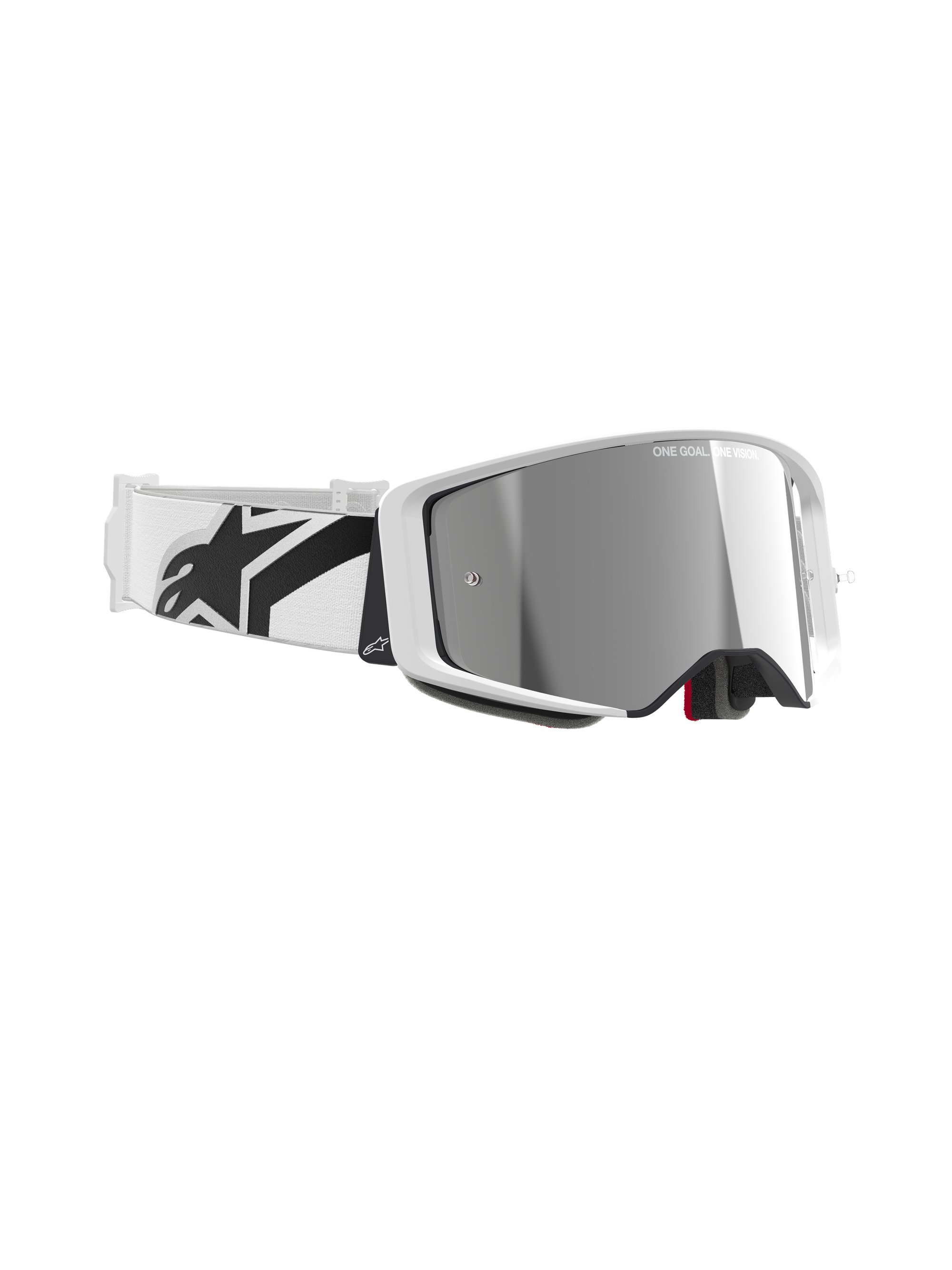 Alpinestars Goggle Supertech CORP Vit/Spegel Silver