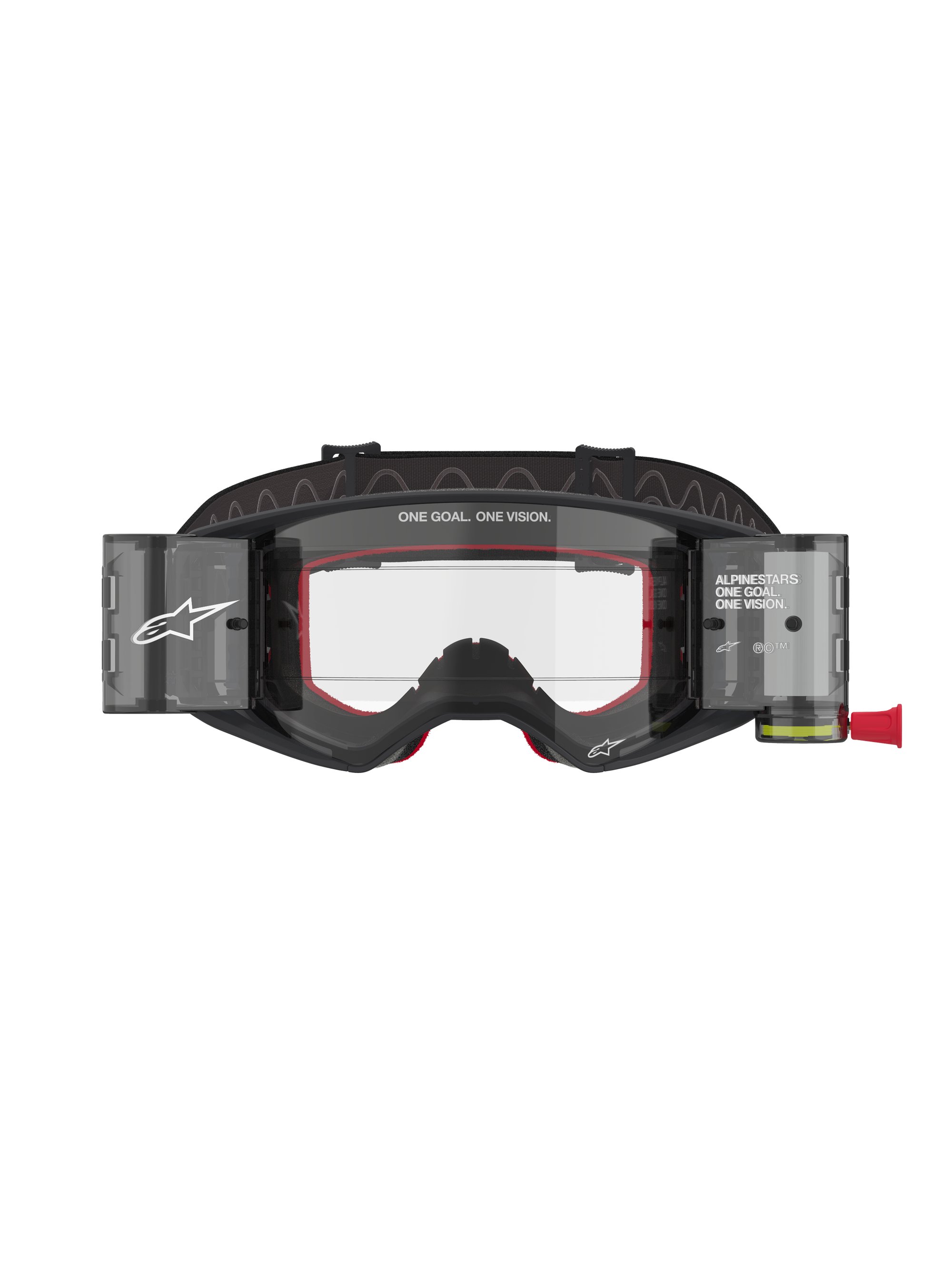Alpinestars Goggle Supertech CORP Svart/Grå/Klart ROLL-OFF