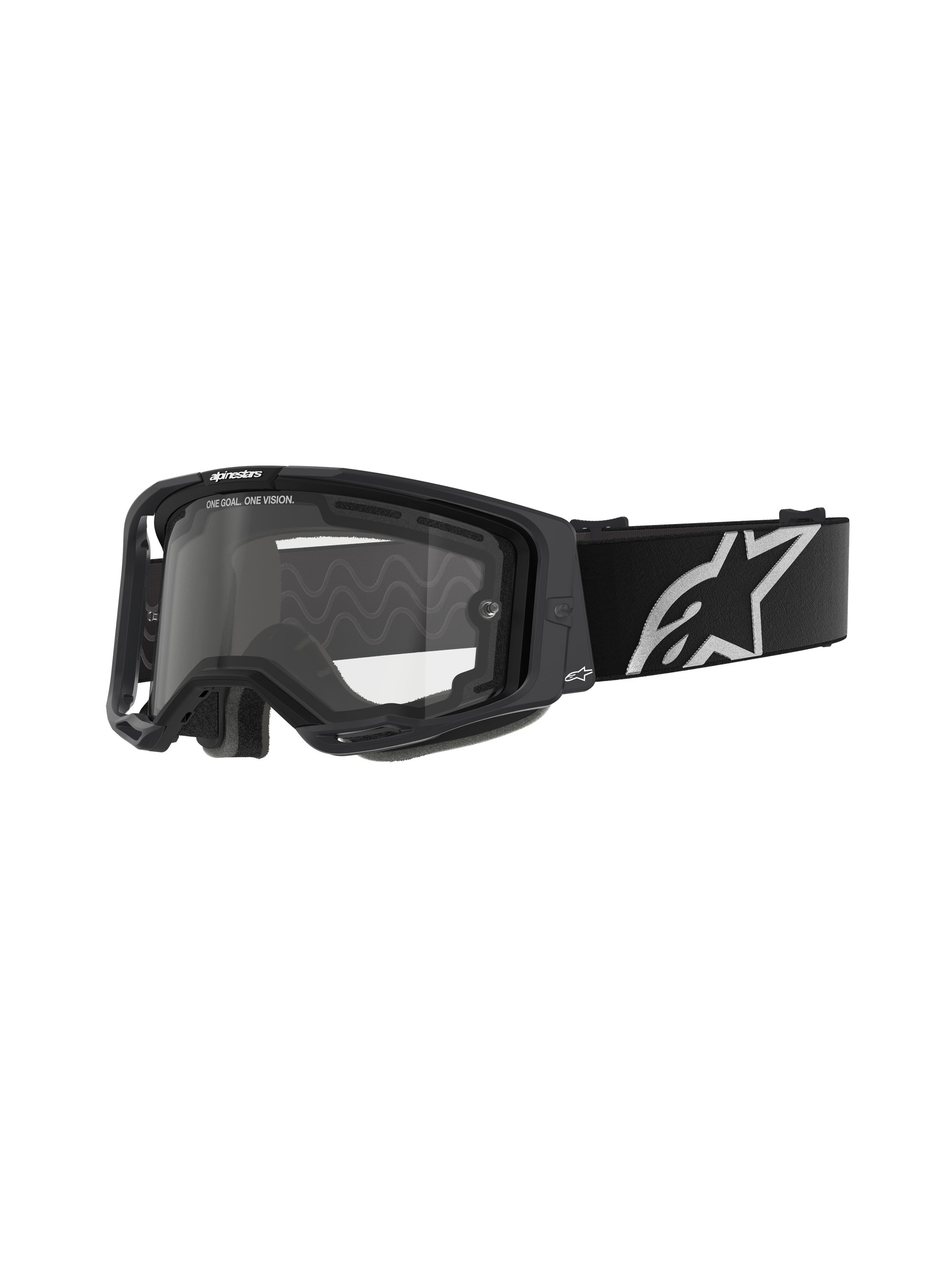 Alpinestars Goggle Vision 8 CORP Dubbelglas Svart/Klart