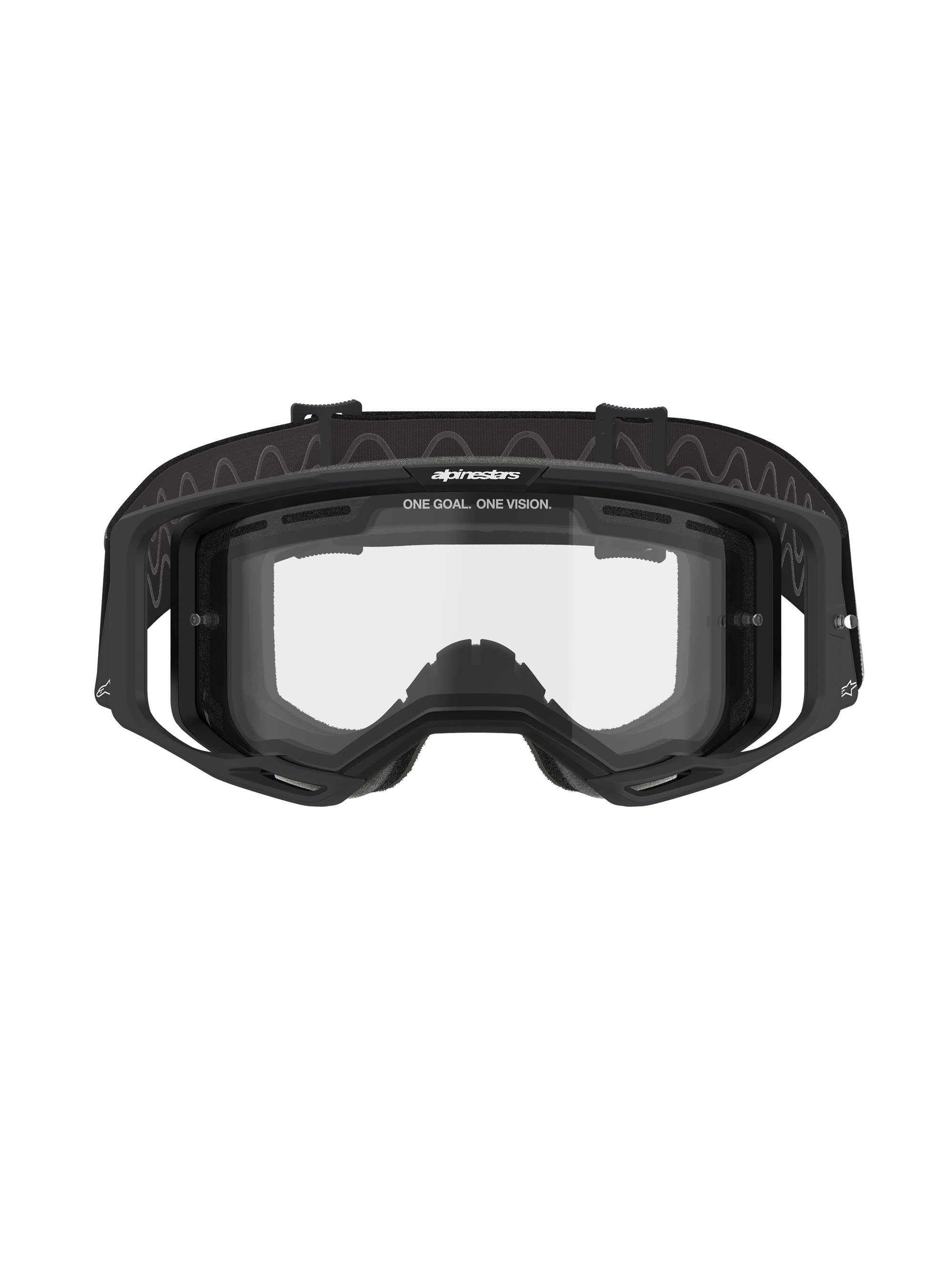 Alpinestars Goggle Vision 8 CORP Dubbelglas Svart/Klart
