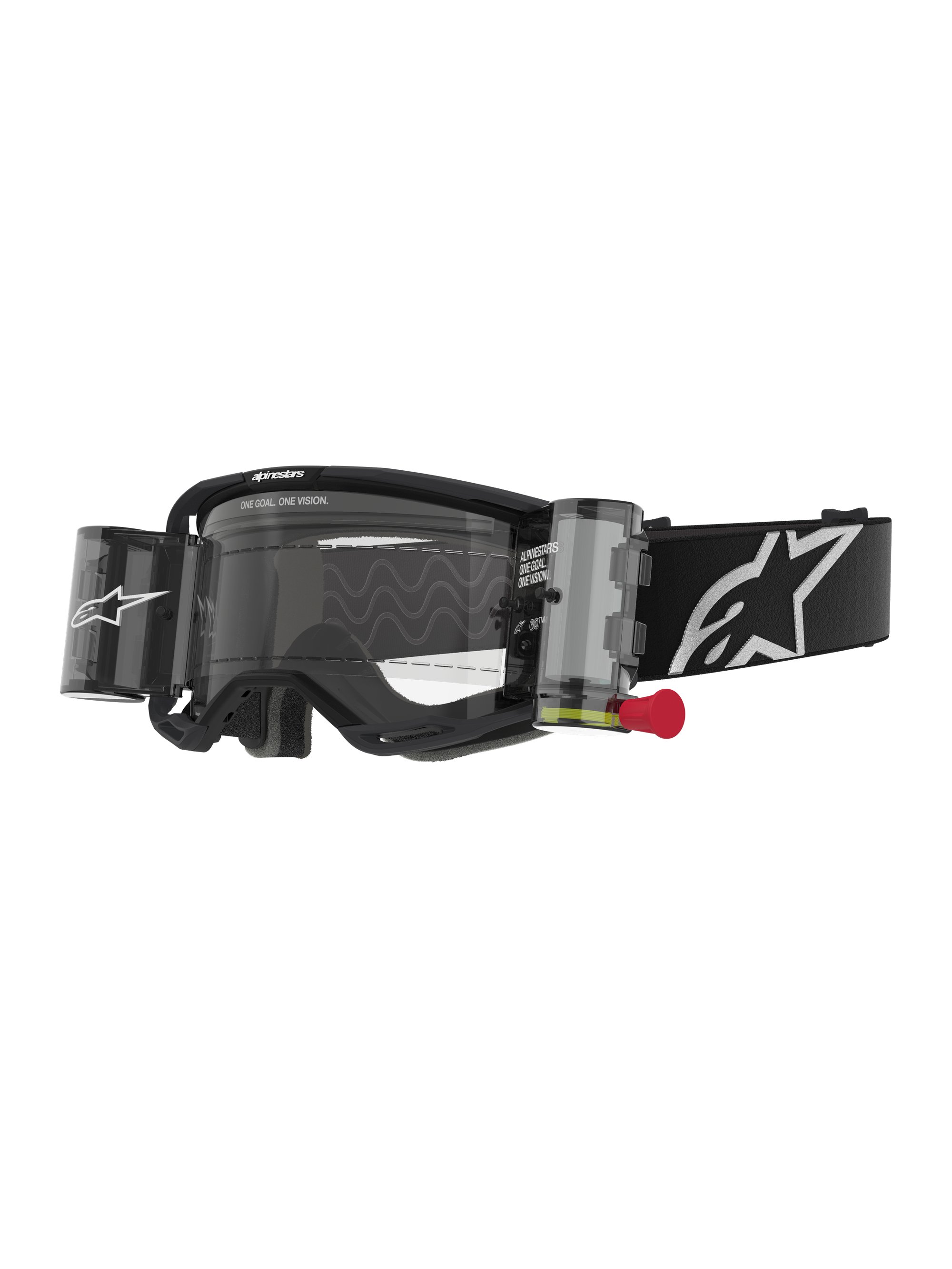 Alpinestars Goggle Vision 8 CORP Svart/Klart ROLL-OFF