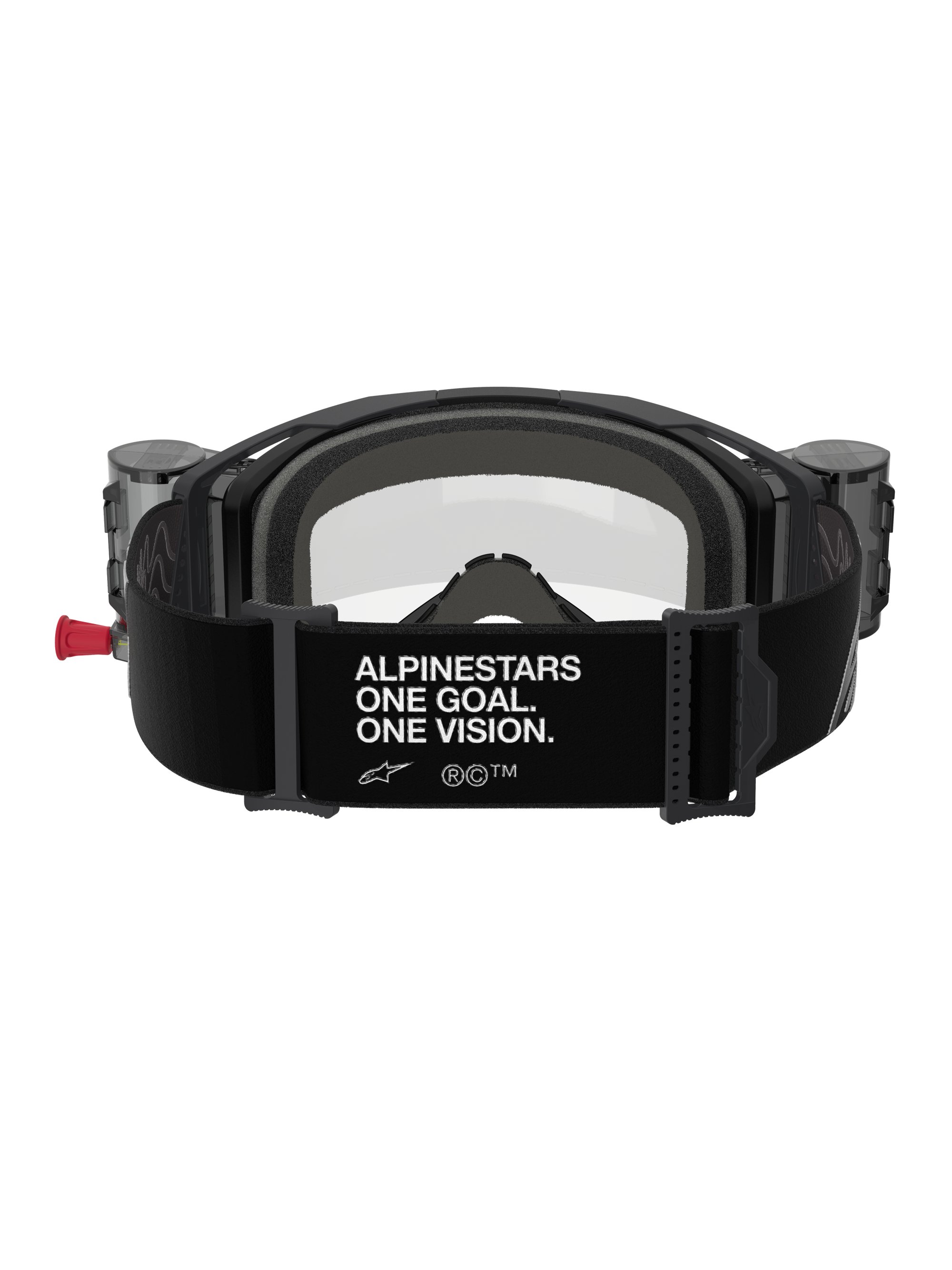 Alpinestars Goggle Vision 8 CORP Svart/Klart ROLL-OFF