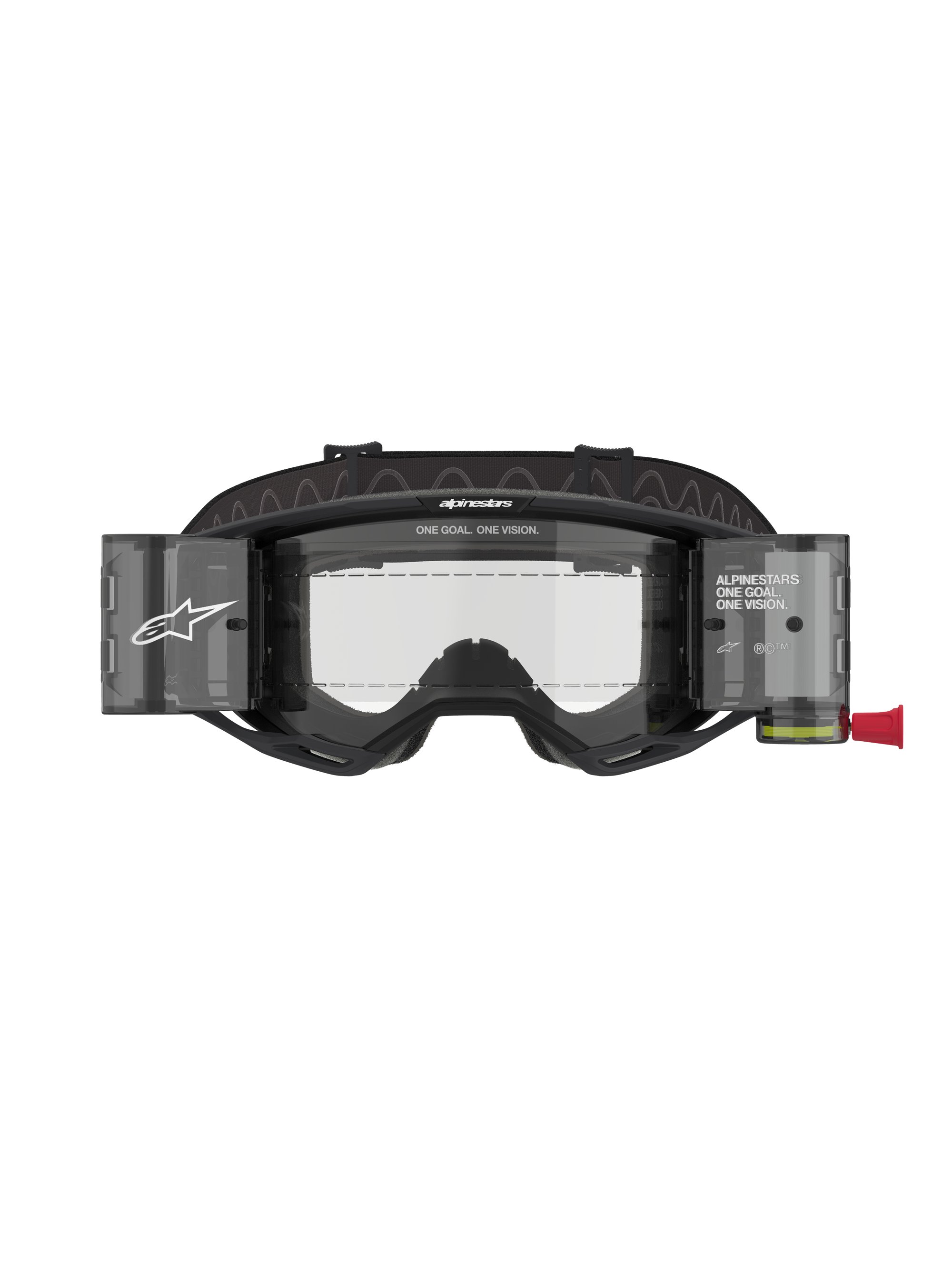 Alpinestars Goggle Vision 8 CORP Svart/Klart ROLL-OFF