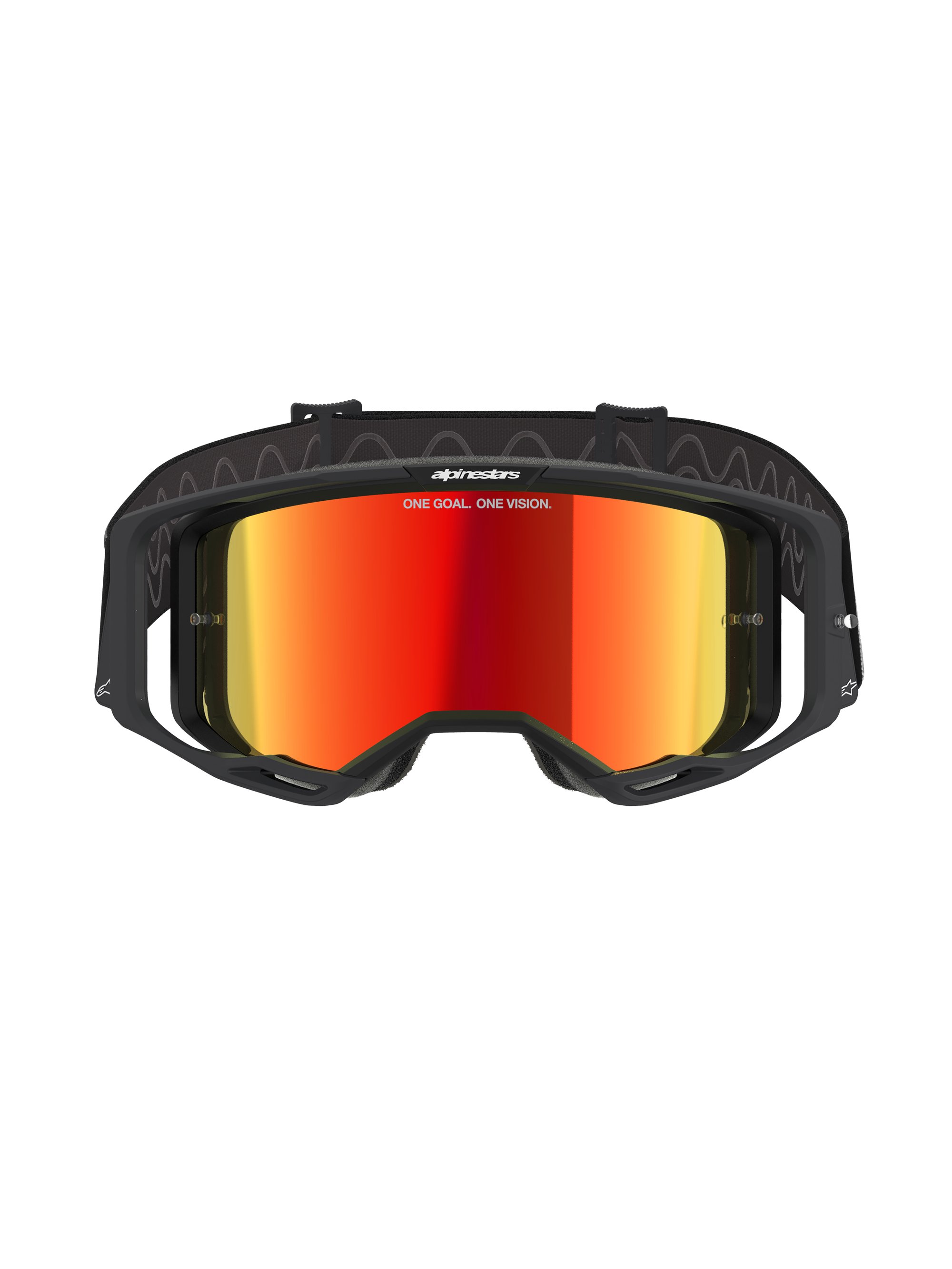 Alpinestars Goggle Vision 8 CORP Svart/Spegel Röd