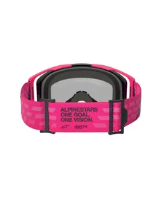 Alpinestars Goggle Vision 8 CORP Rosa/Spegel Röd