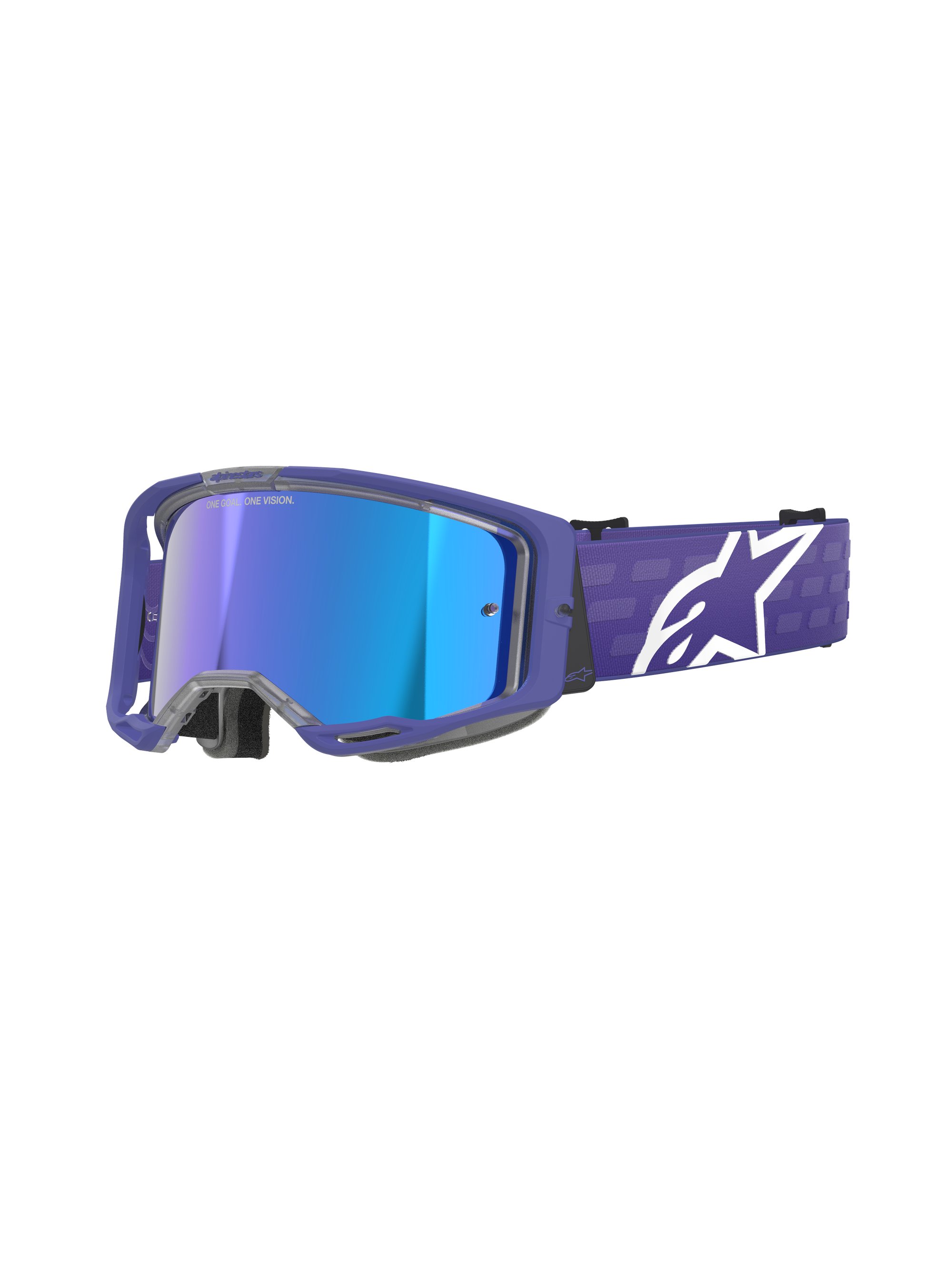 Alpinestars Goggle Vision 8 CORP Lila/Spegel Blå