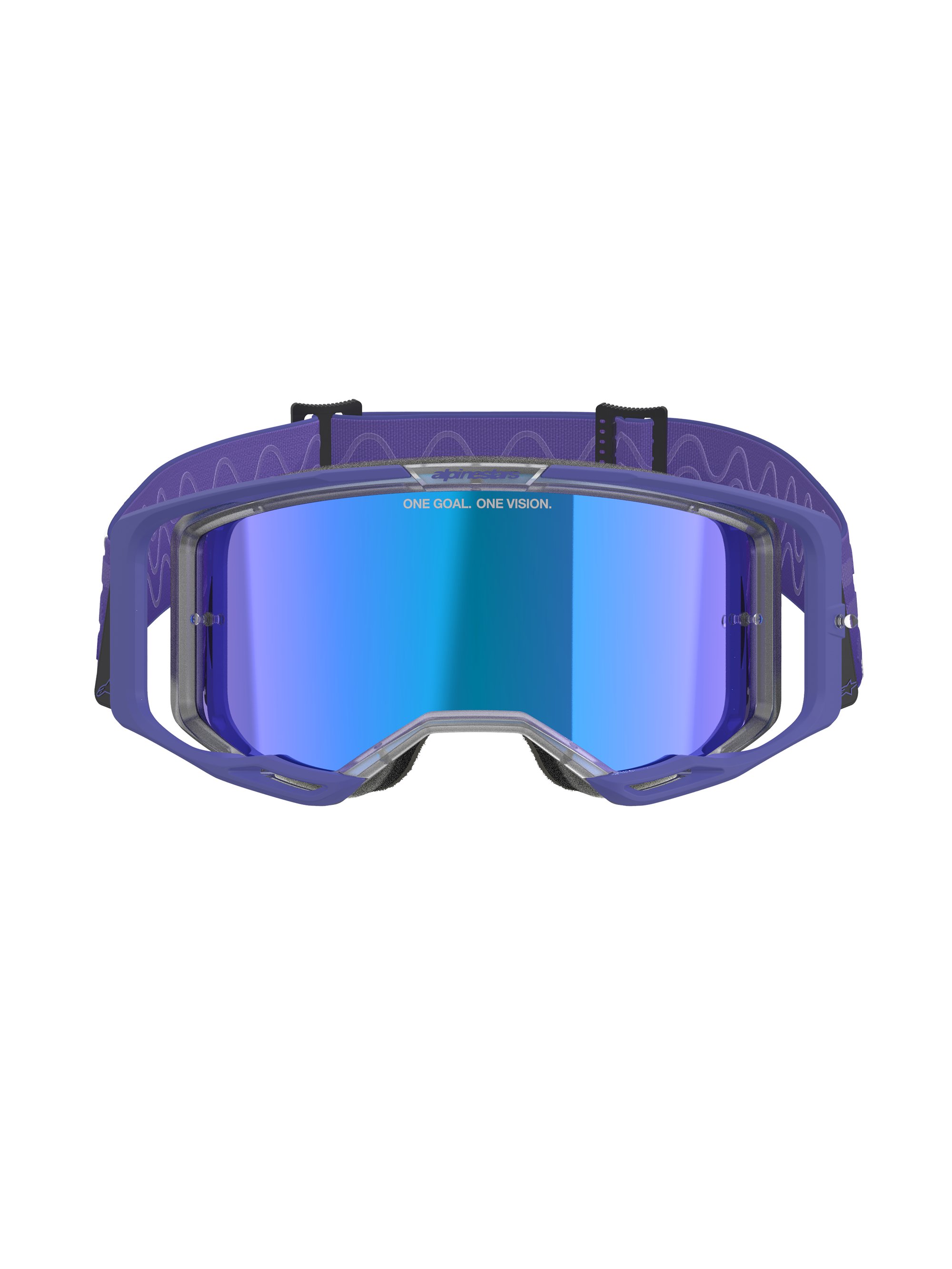 Alpinestars Goggle Vision 8 CORP Lila/Spegel Blå