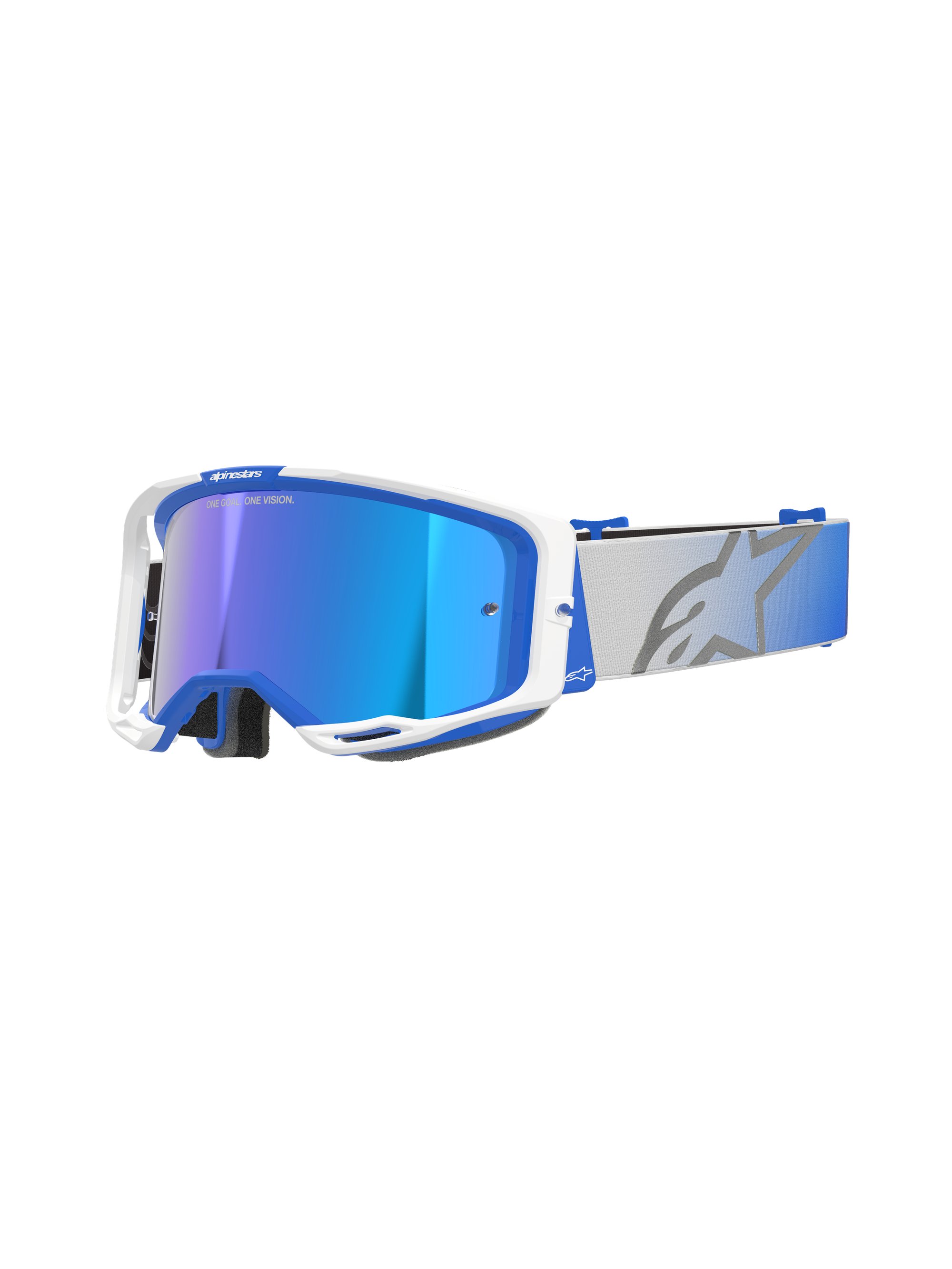 Alpinestars Goggle Vision 8 CORP Blå/Vit Spegel/Blå