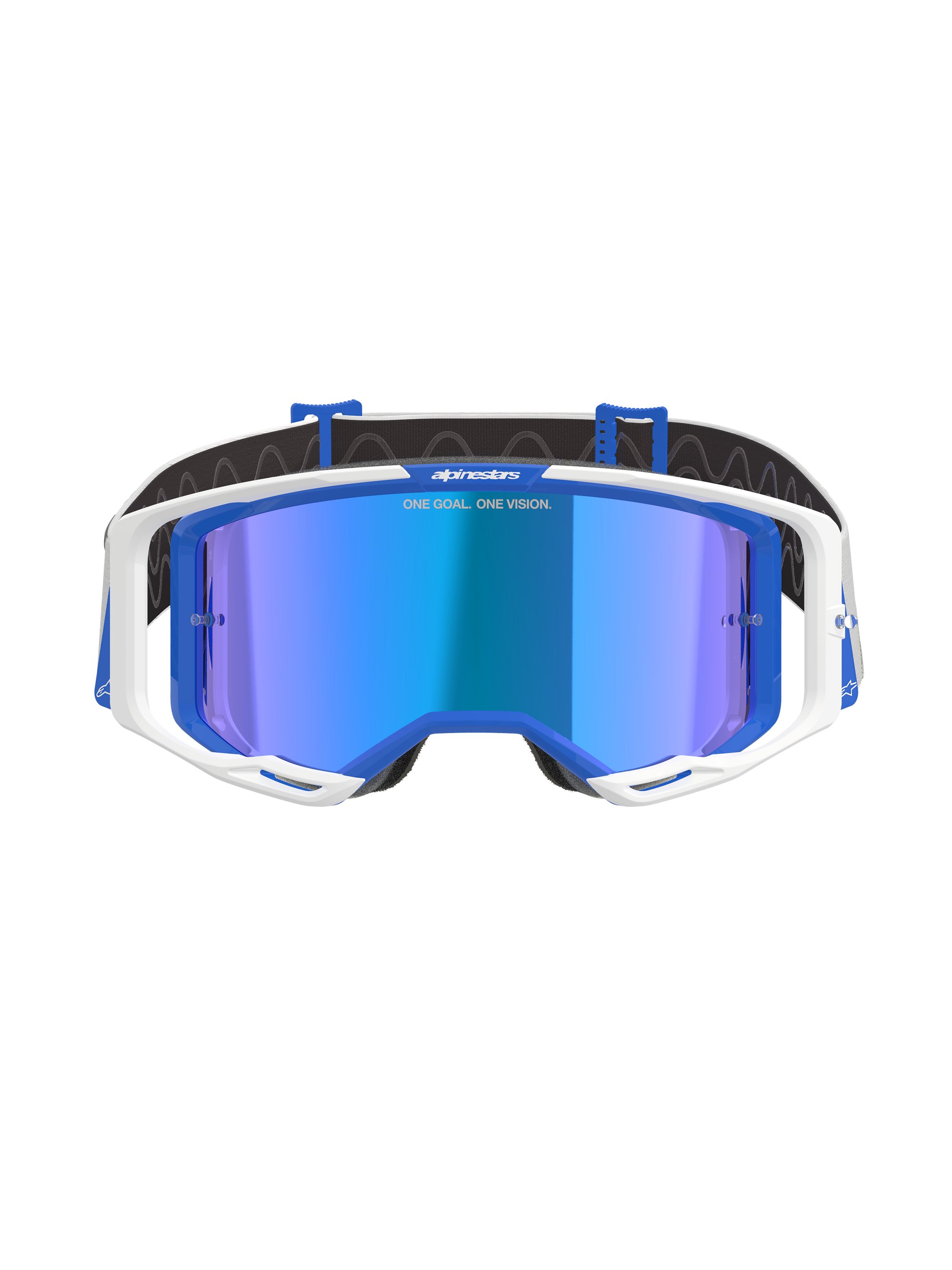 Alpinestars Goggle Vision 8 CORP Blå/Vit Spegel/Blå