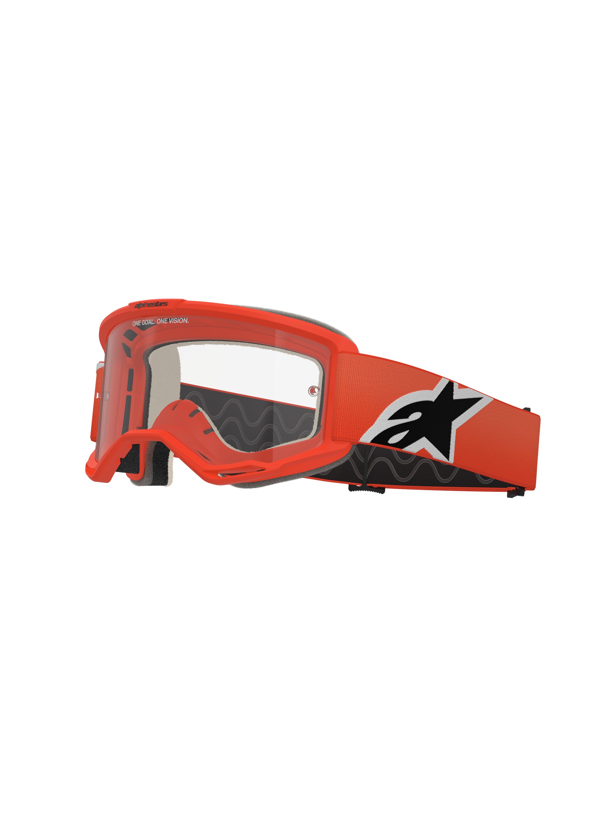 Alpinestars Goggle Vision 5 CORP Orange/Klart