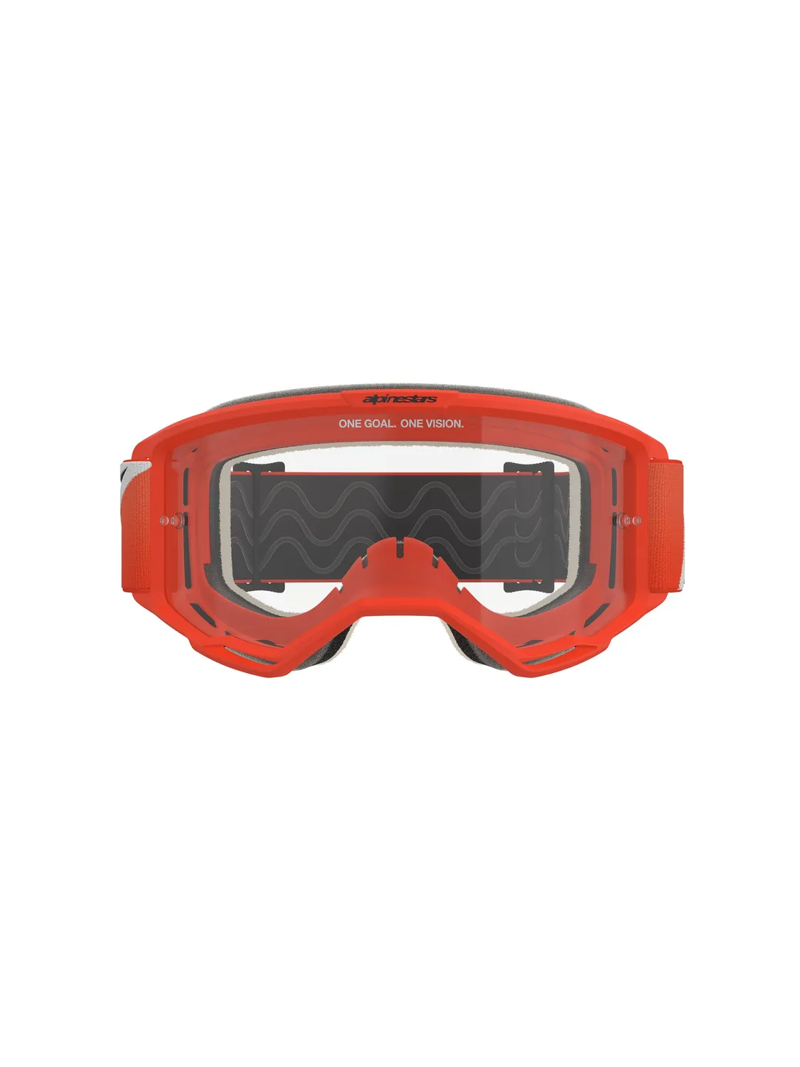 Alpinestars Goggle Vision 5 CORP Orange/Klart