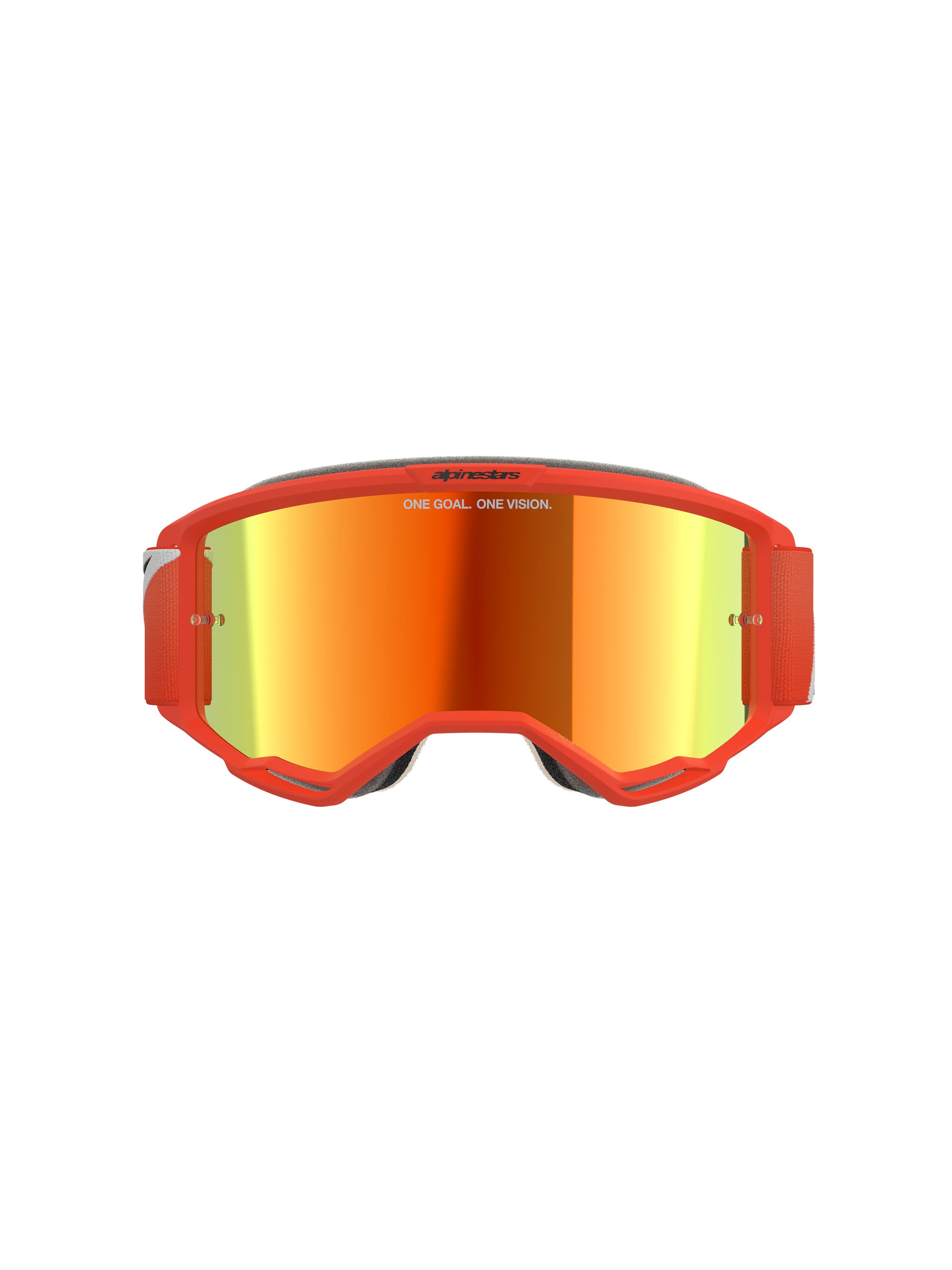 Alpinestars Goggle Vision 5 CORP Orange/Spegel Röd