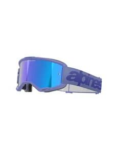 Alpinestars Goggle Vision 5 WORDMARK Lila/Spegel Blå