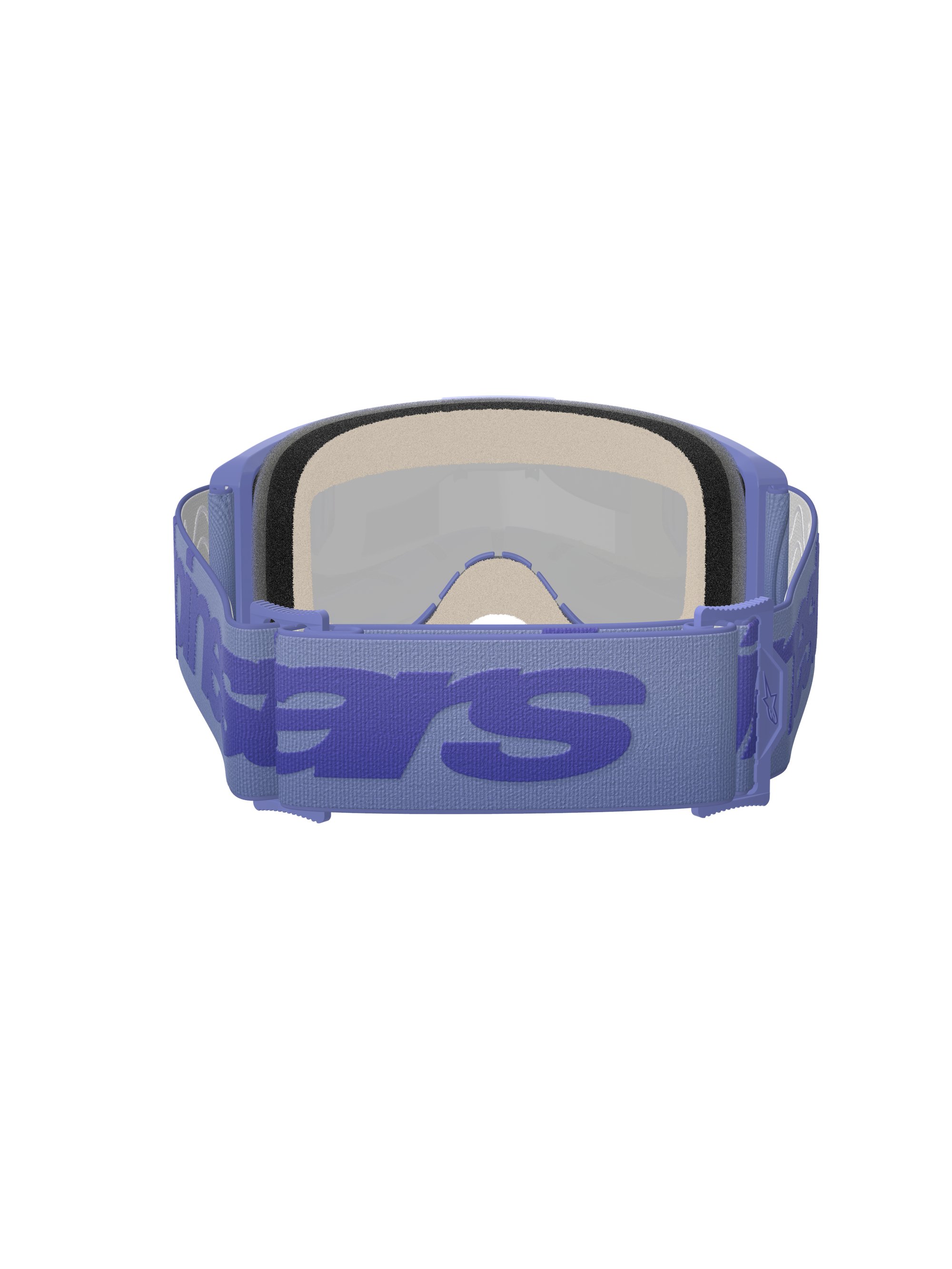 Alpinestars Goggle Vision 5 WORDMARK Lila/Spegel Blå