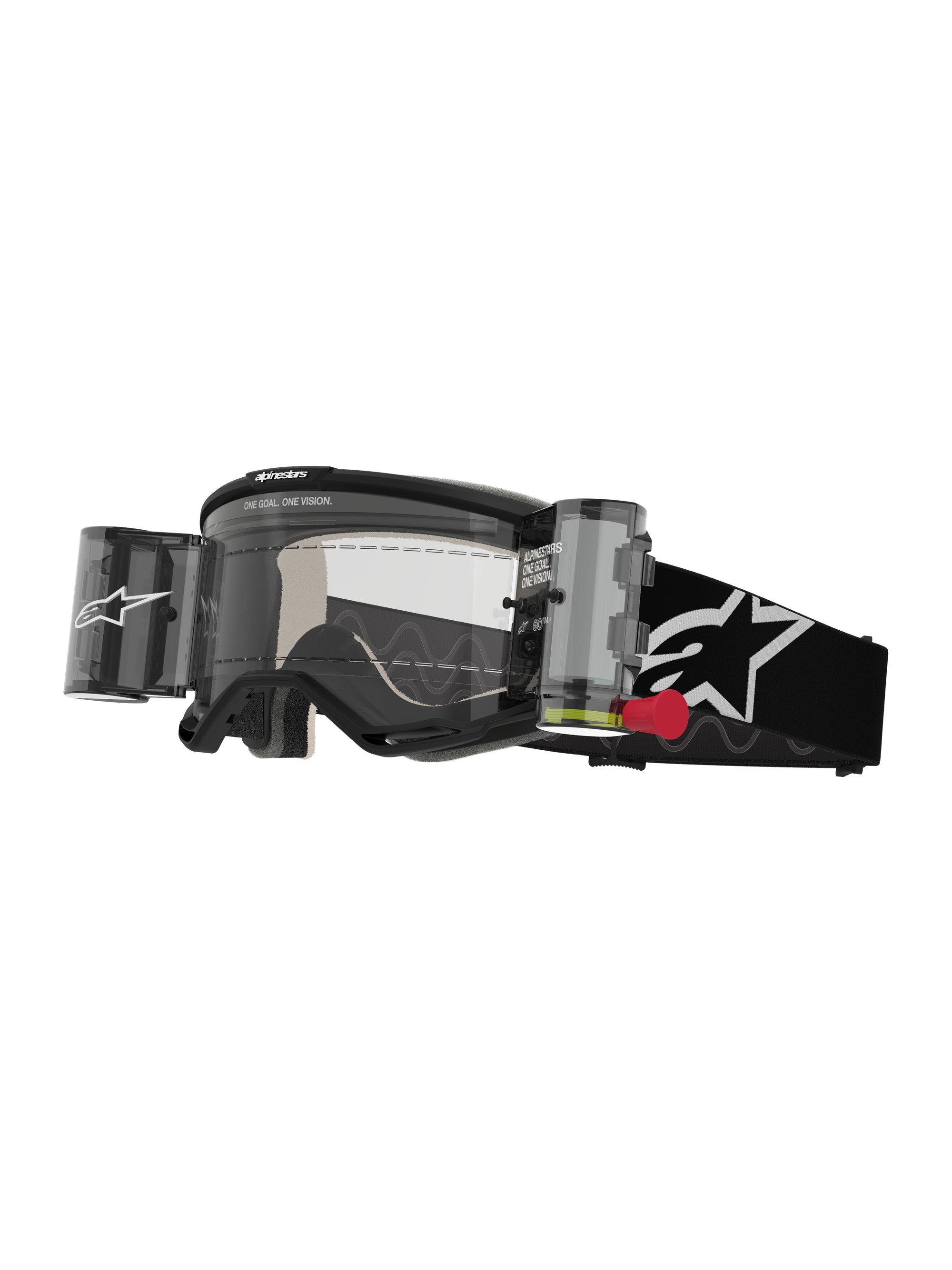 Alpinestars Goggle Vision 5 CORP Svart/Klart ROLL-OFF