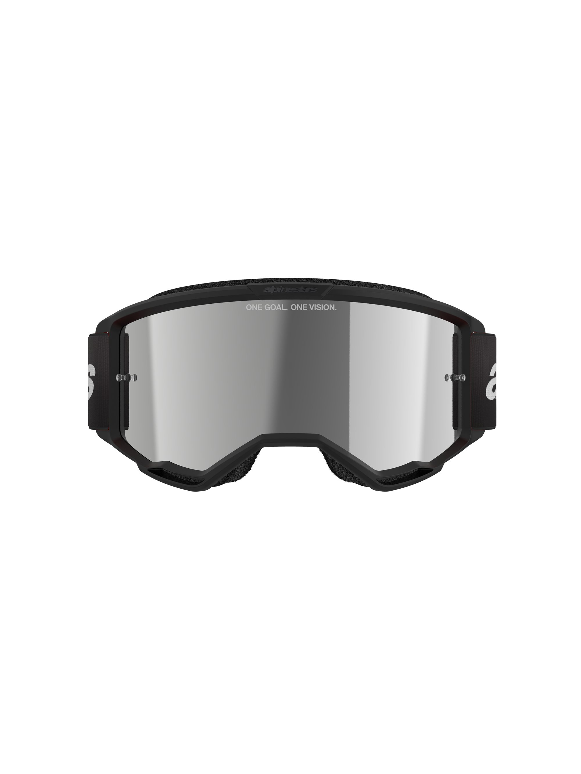Alpinestars Goggle Vision 3 WORDMARK Svart/Spegel Silver