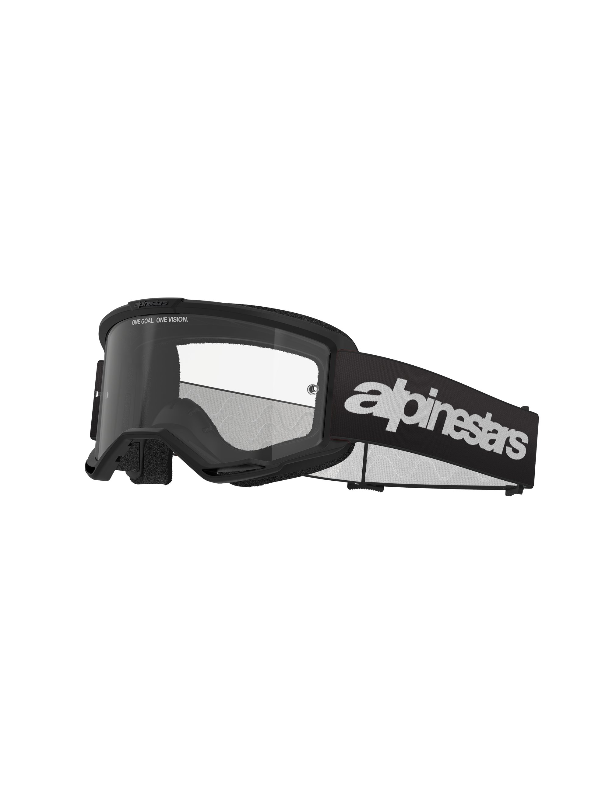 Alpinestars Goggle Vision 3 WORDMARK Svart/Klart