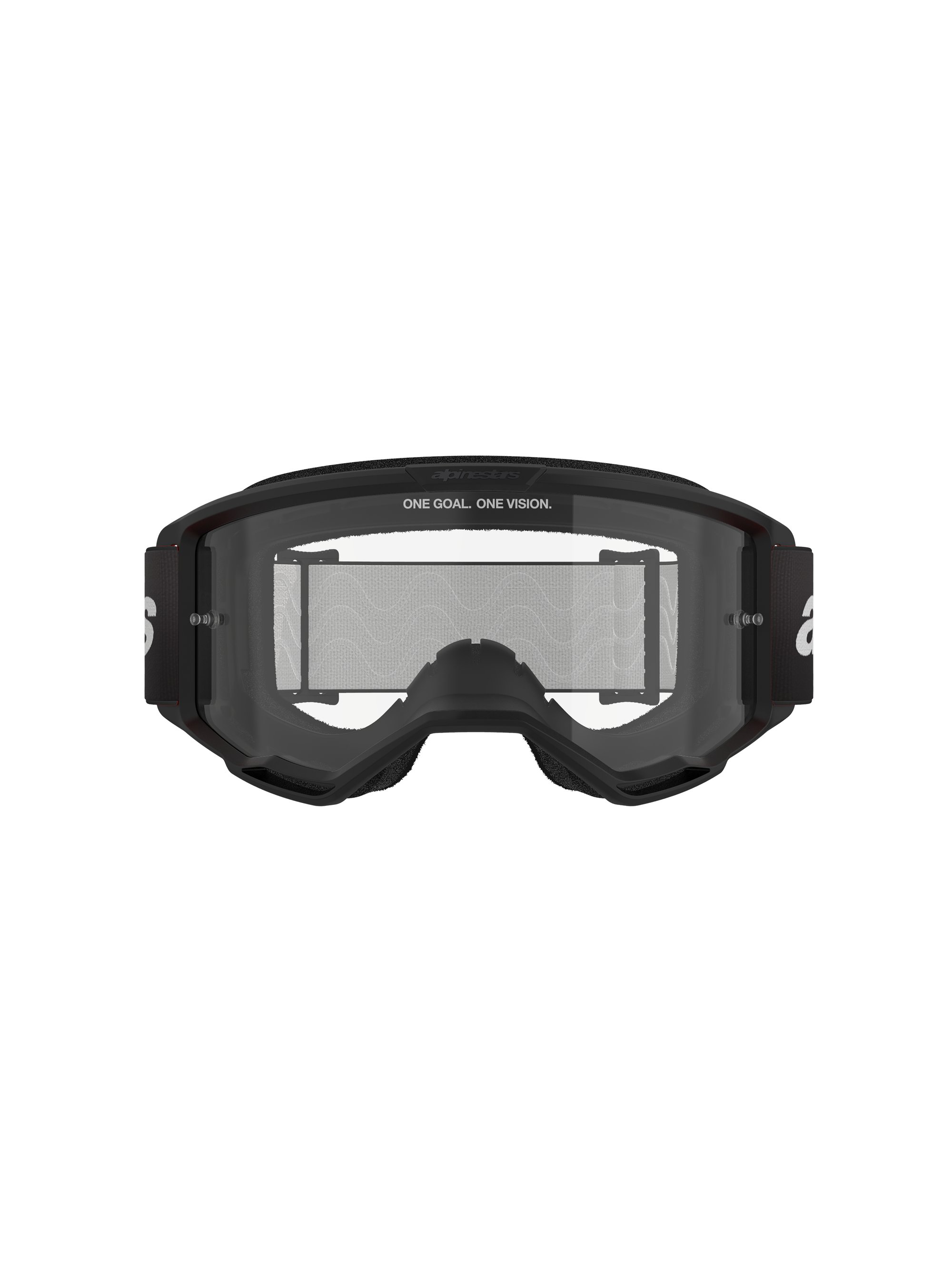 Alpinestars Goggle Vision 3 WORDMARK Svart/Klart