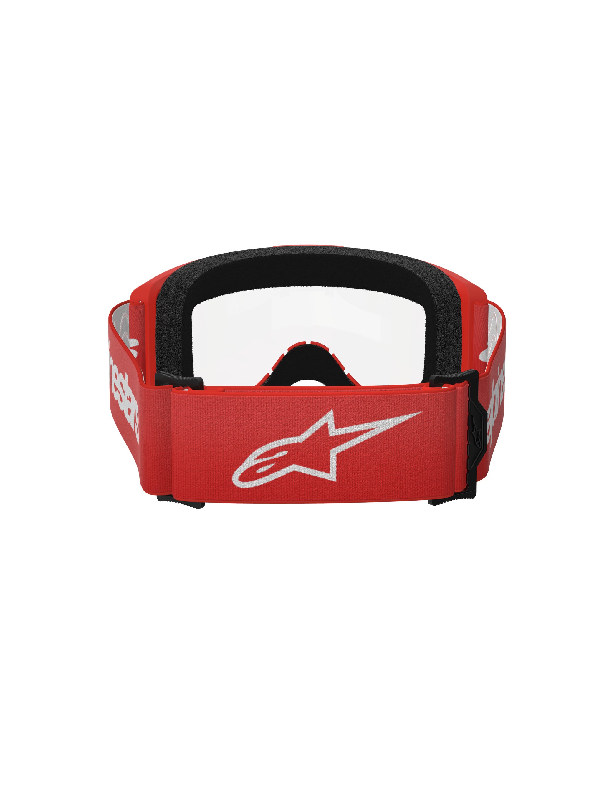 Alpinestars Goggle Vision 3 WORDMARK Röd/Klart