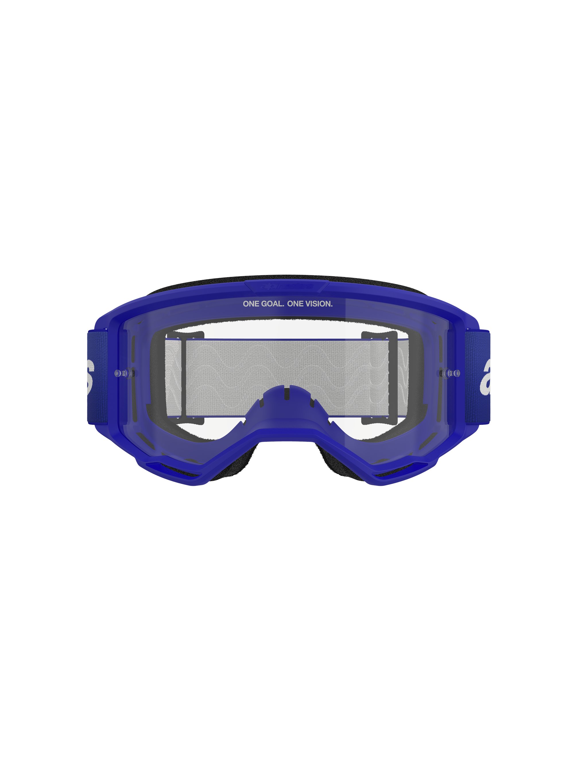 Alpinestars Goggle Vision 3 WORDMARK Blå/Klart
