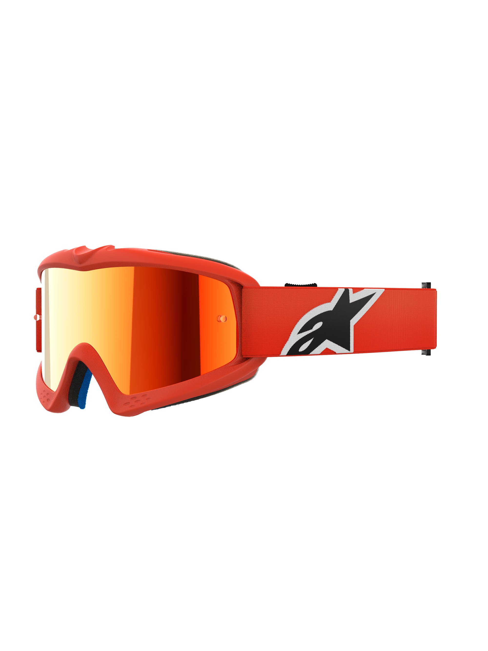 Alpinestars Goggle Vision YOUTH CORP Orange/Spegel Röd