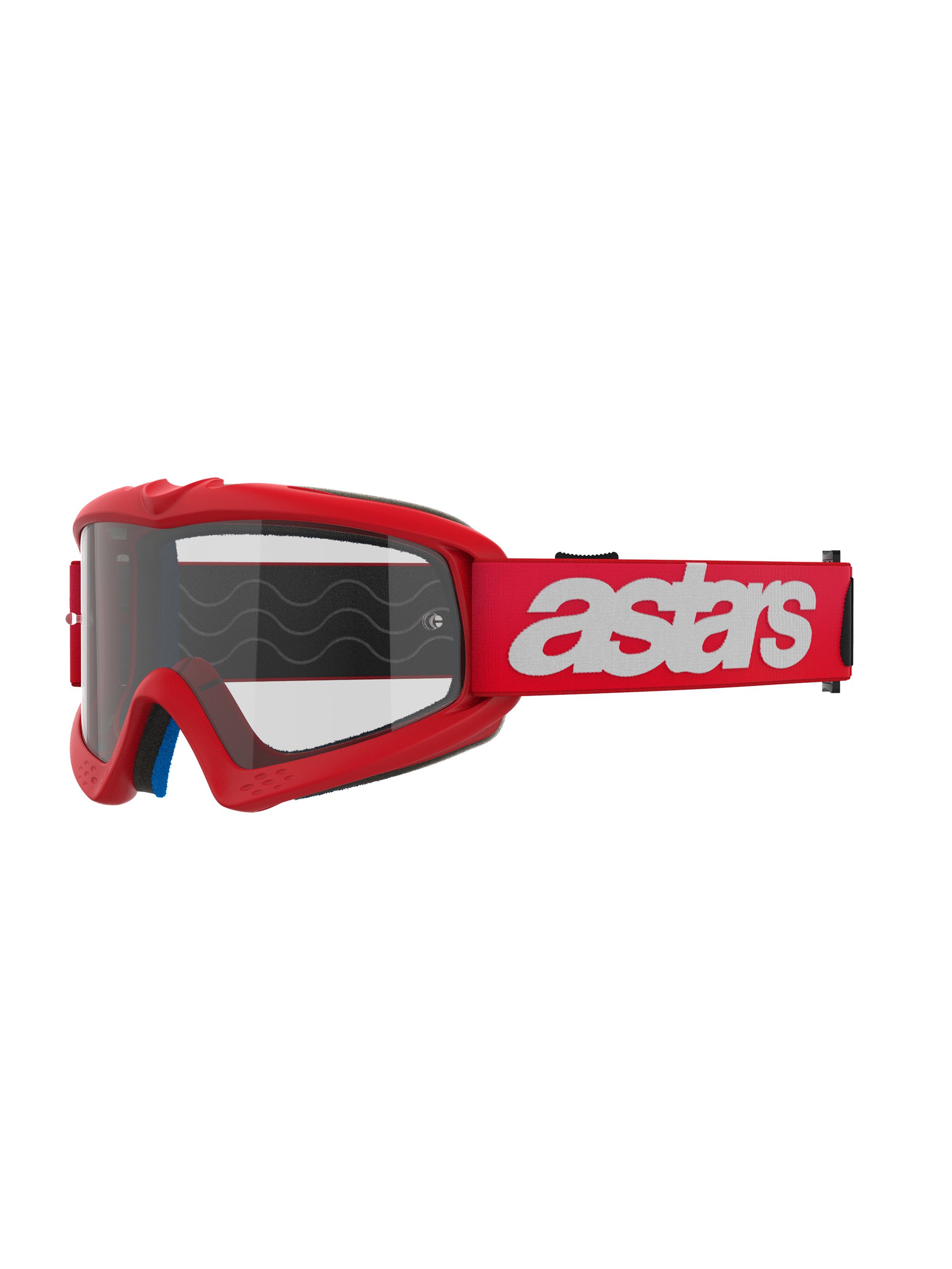 Alpinestars Goggle Vision YOUTH BLAZE Röd/Klart