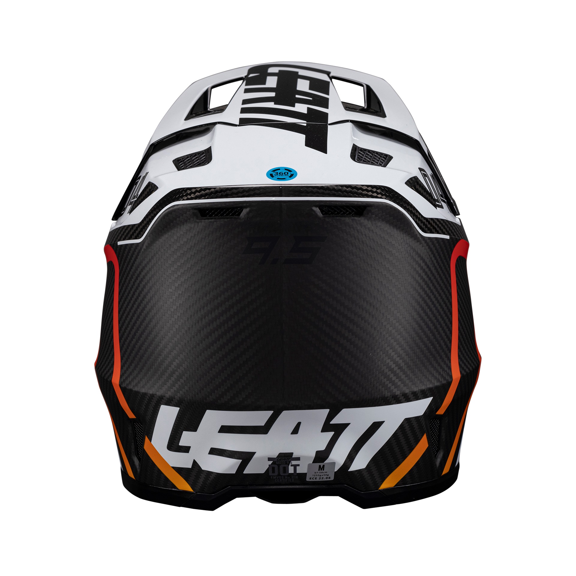 Leatt Helmet Kit Moto 9.5 Carbon/White V25