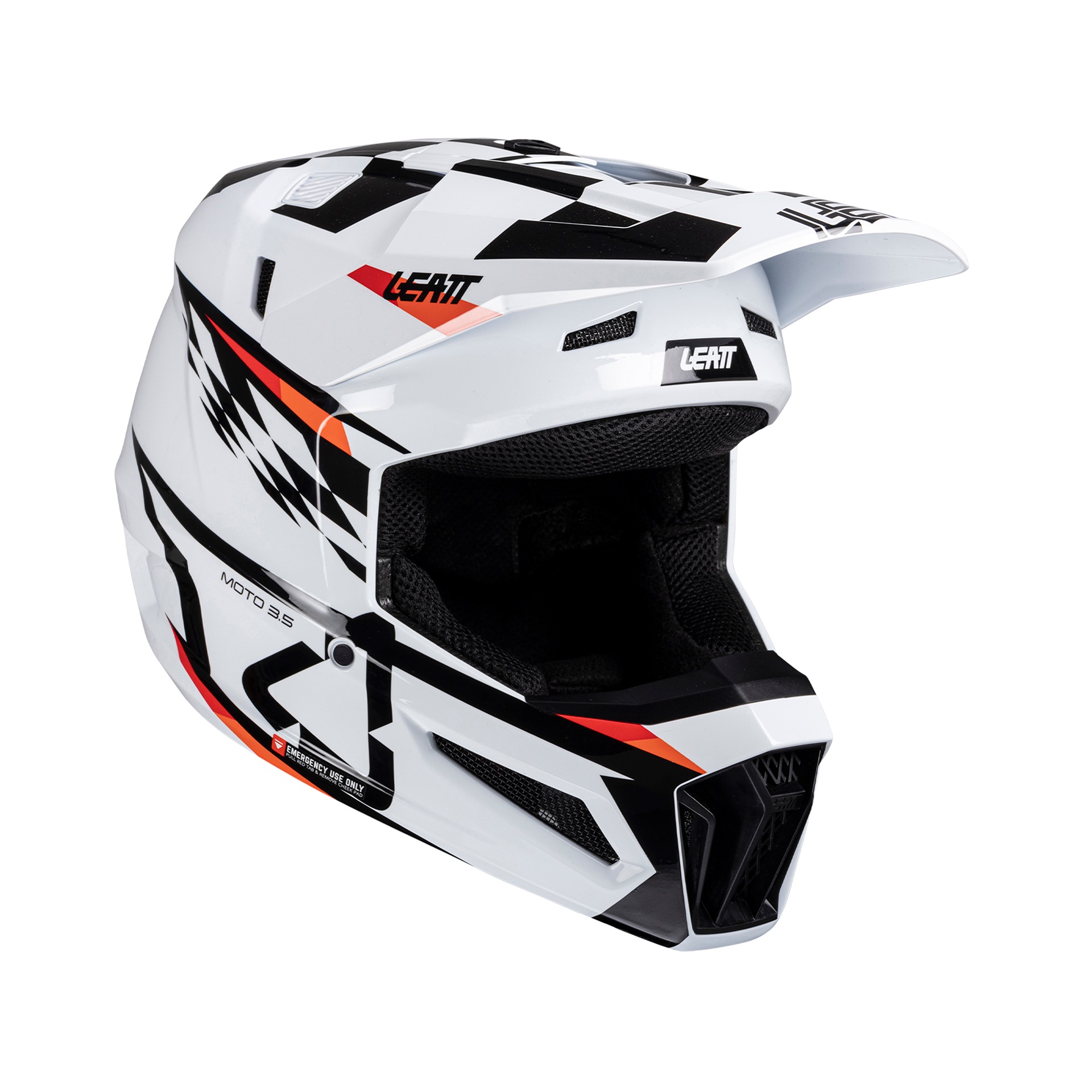 Leatt Helmet Kit Moto 3.5 Jr V25 White