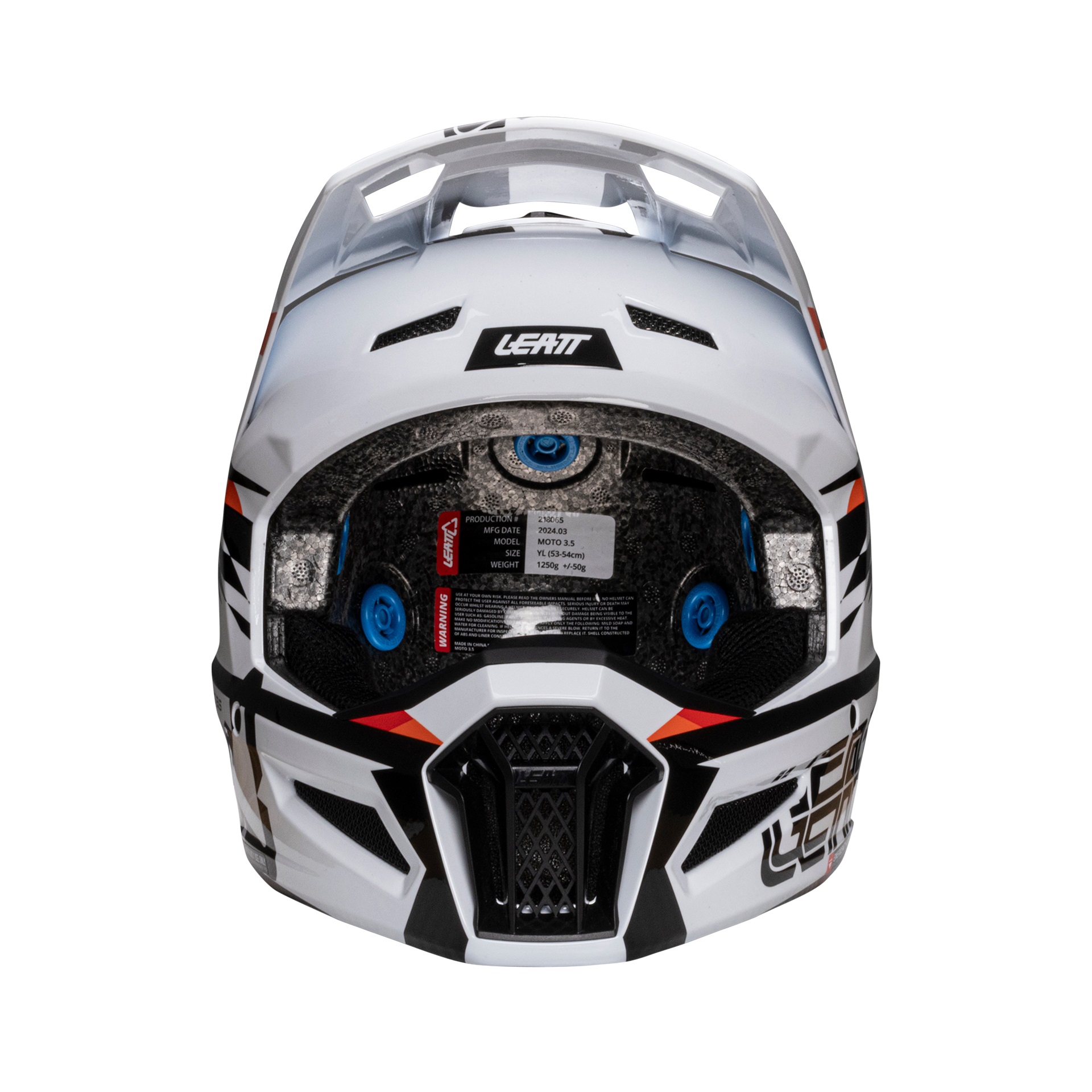 Leatt Helmet Kit Moto 3.5 Jr V25 White