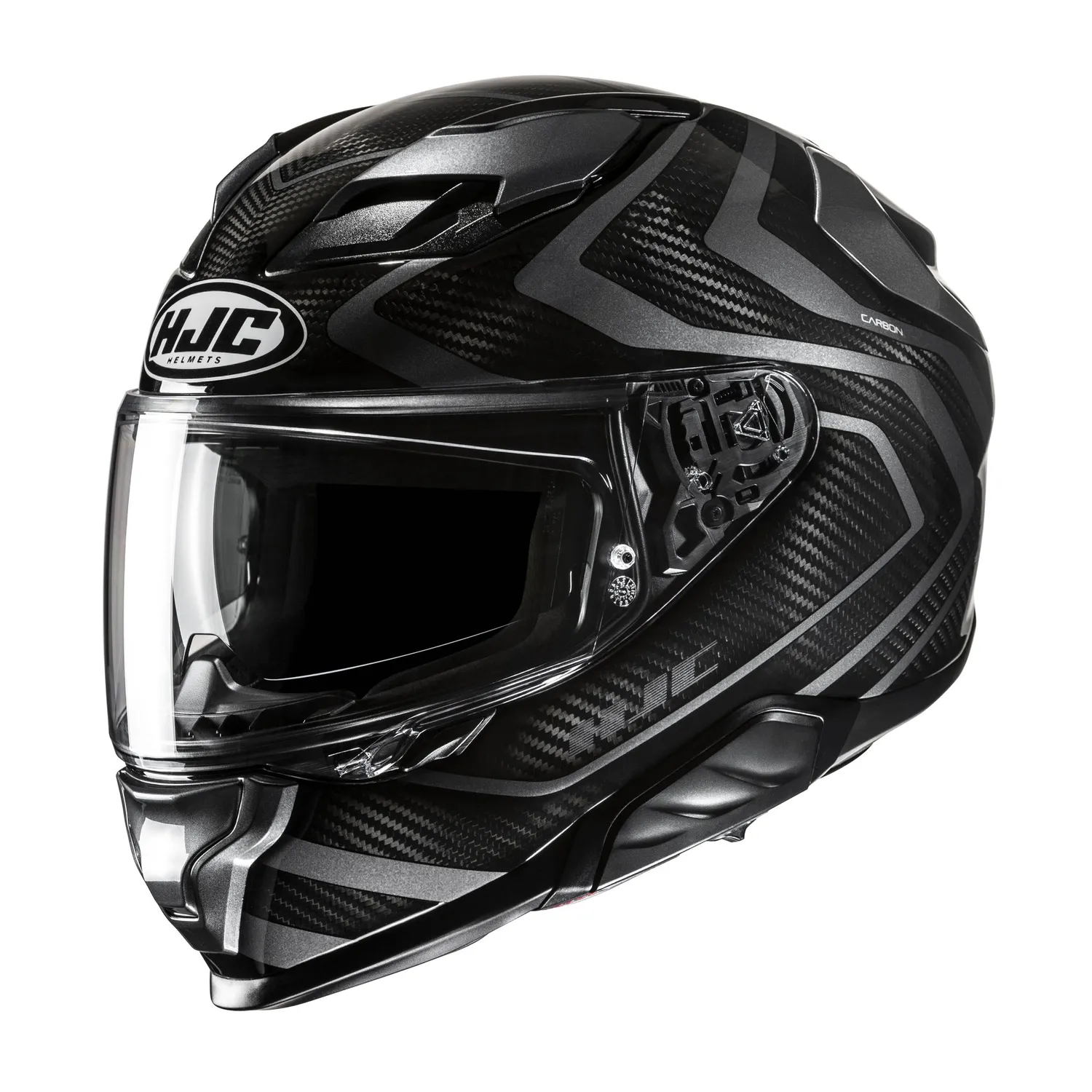 HJC Hjälm F71 Carbon Nevio Svart/Grå MC5