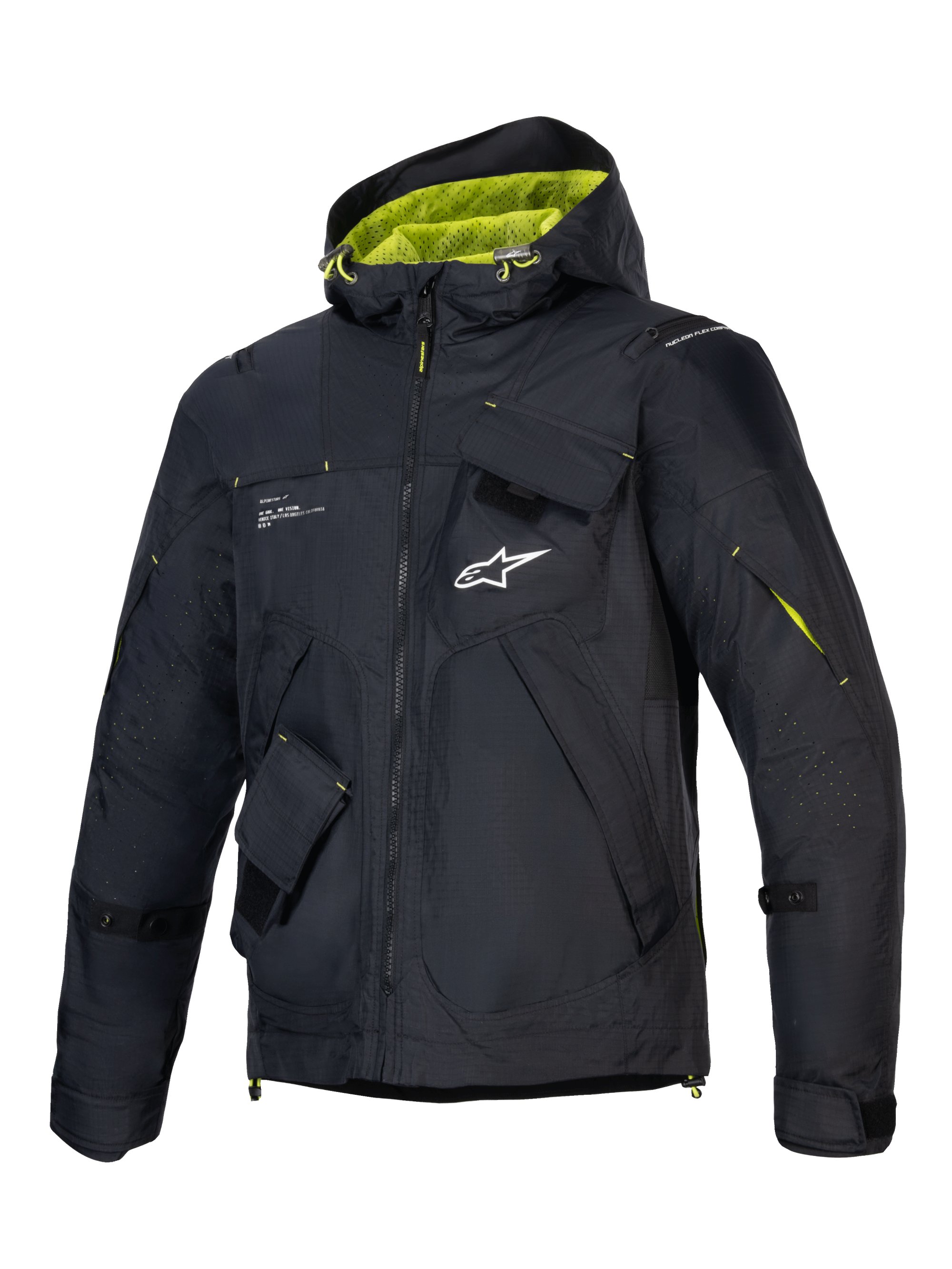 Alpinestars Jacka Mogress Air Svart/Gul 