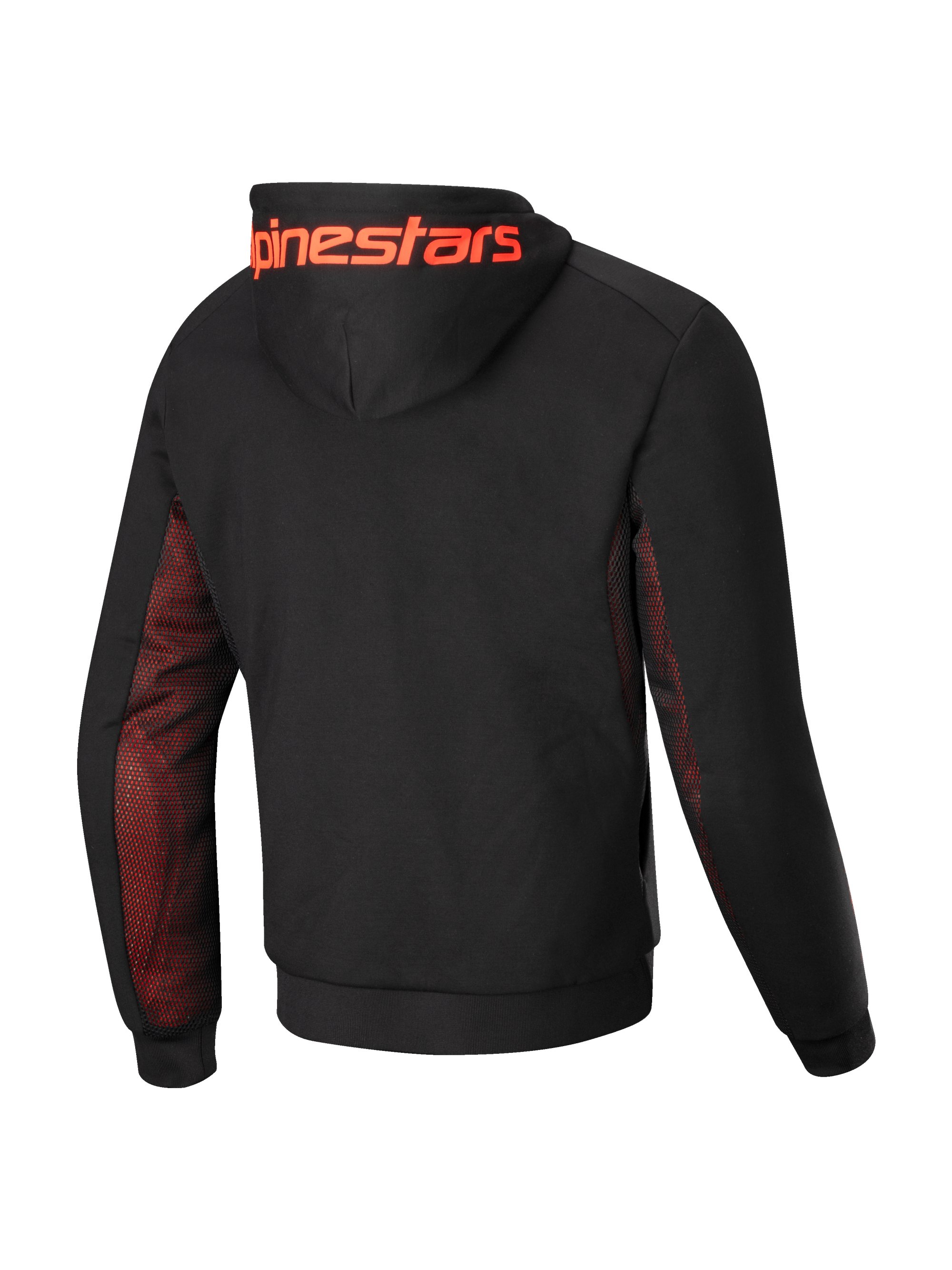 Alpinestars Hoodie Chrome Air Svart/Röd Fluo