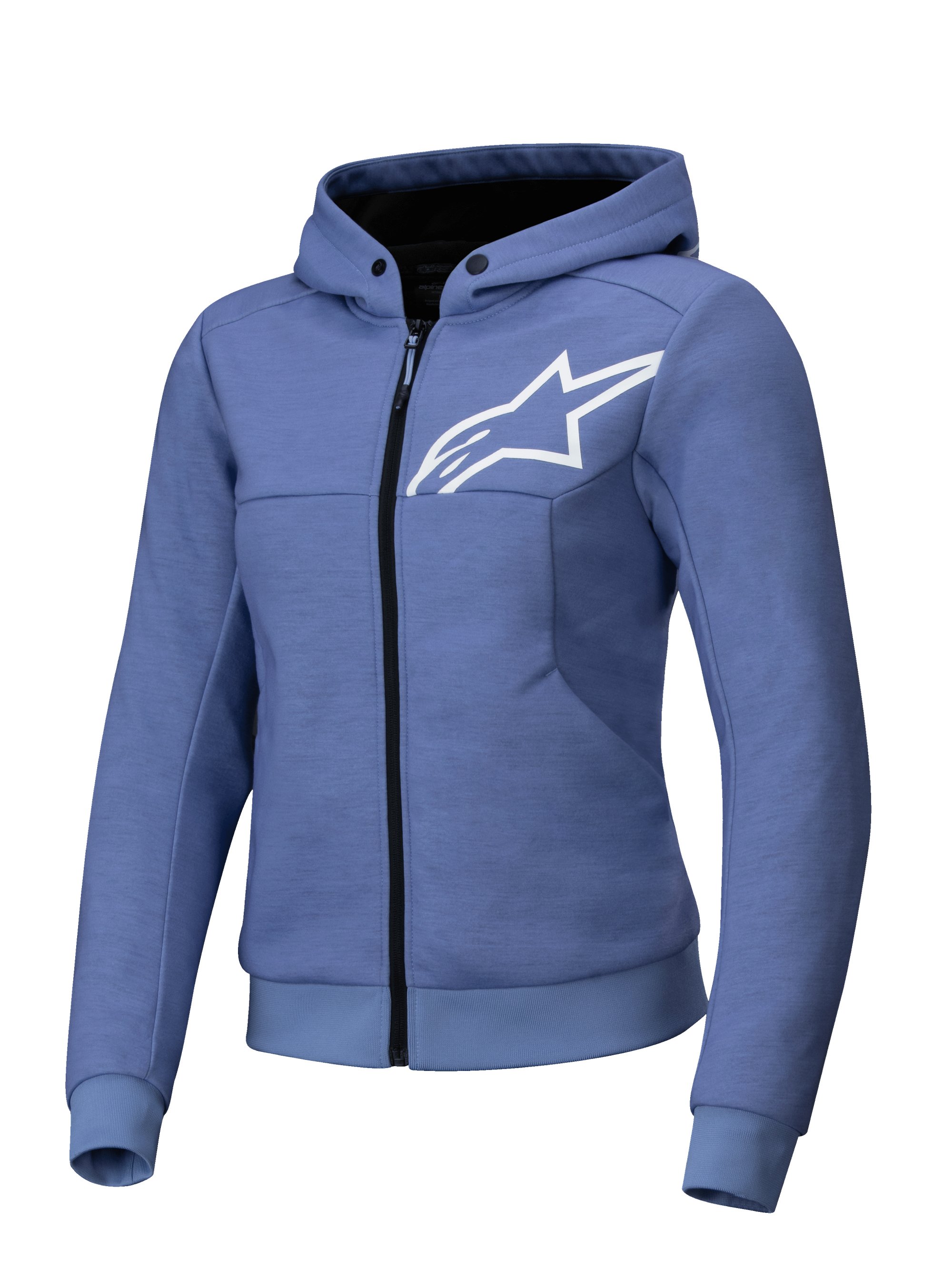 Alpinestars Hoodie Dam Chrome v2 Blå/Violet