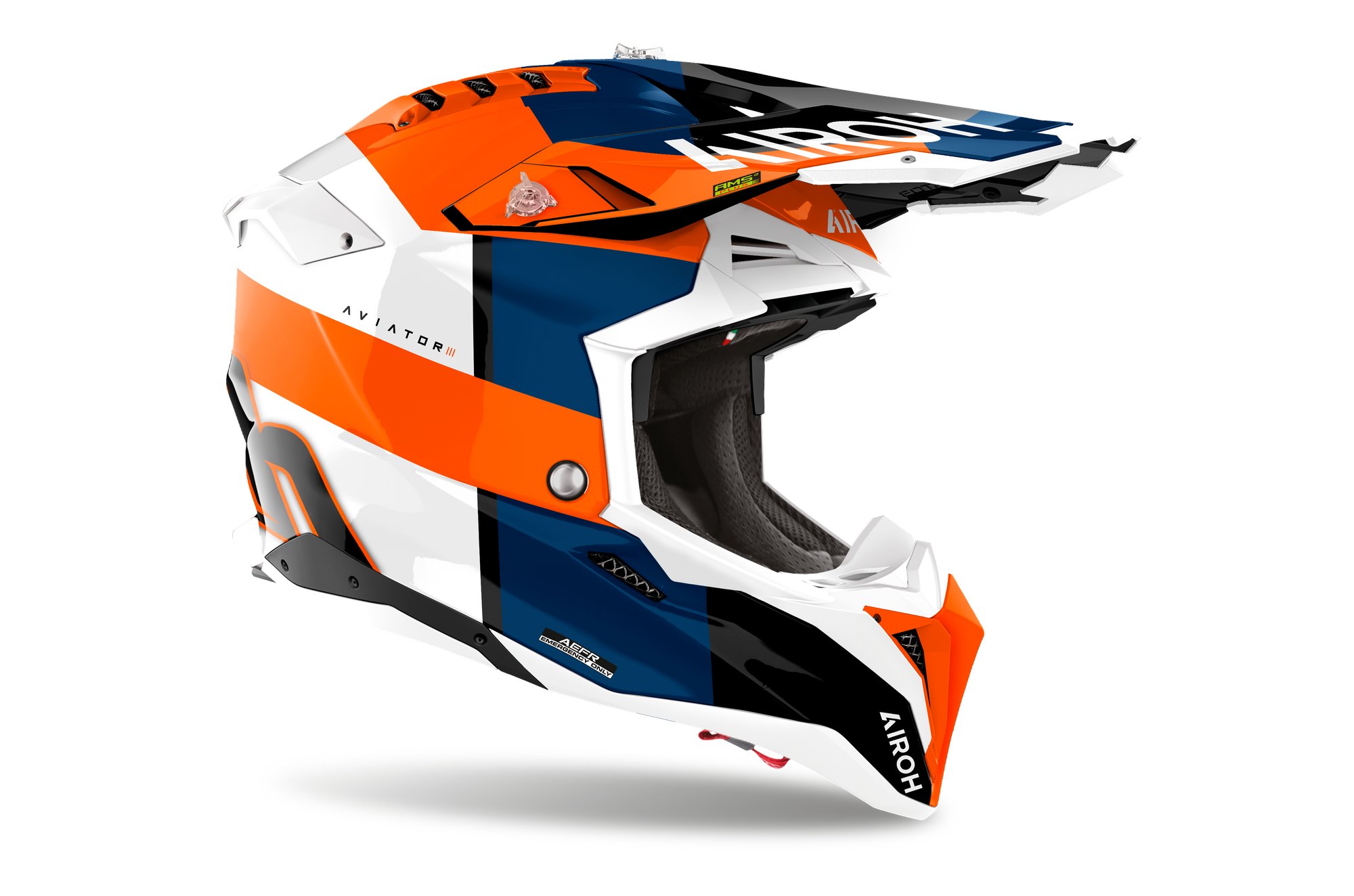 Airoh Hjälm Aviator 3 Monarch Orange glansig