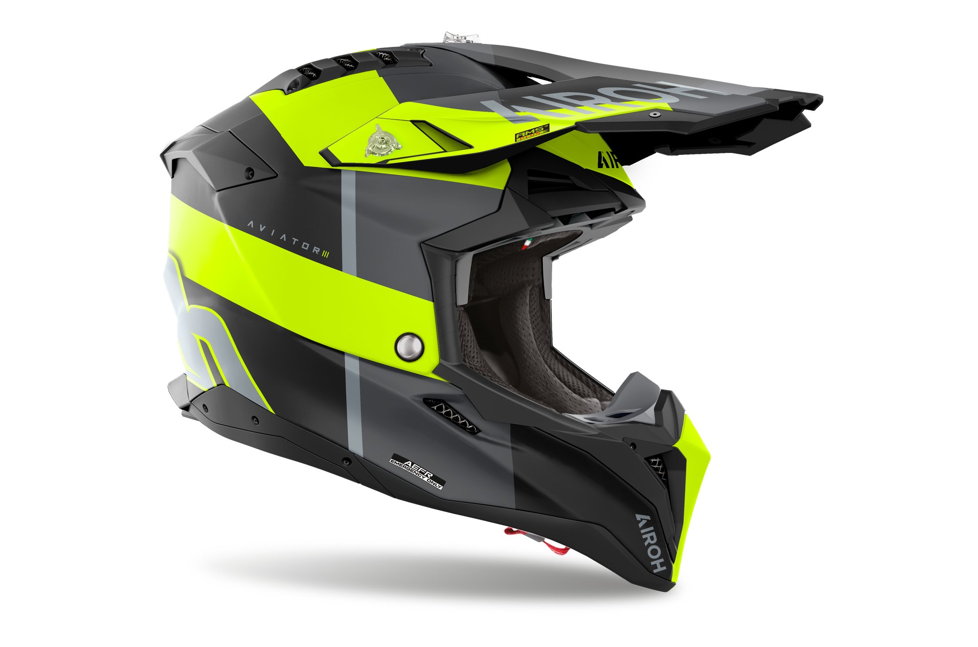 Airoh Hjälm Aviator 3 Monarch Gul Matt