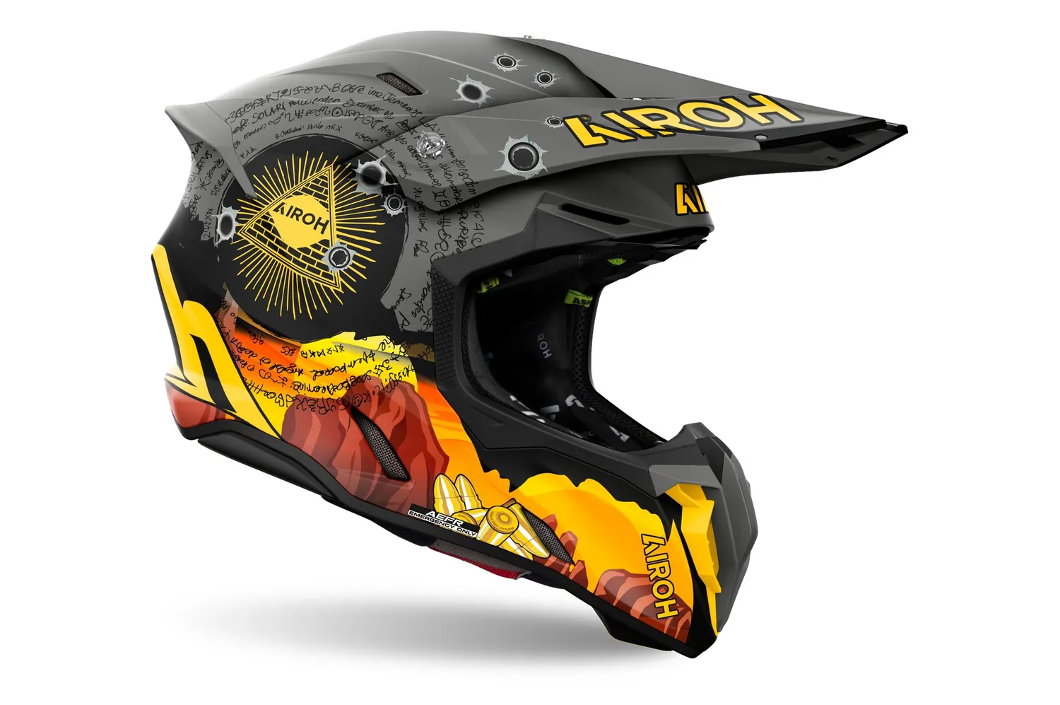 Airoh Hjälm Twist 3 Adventure Matt