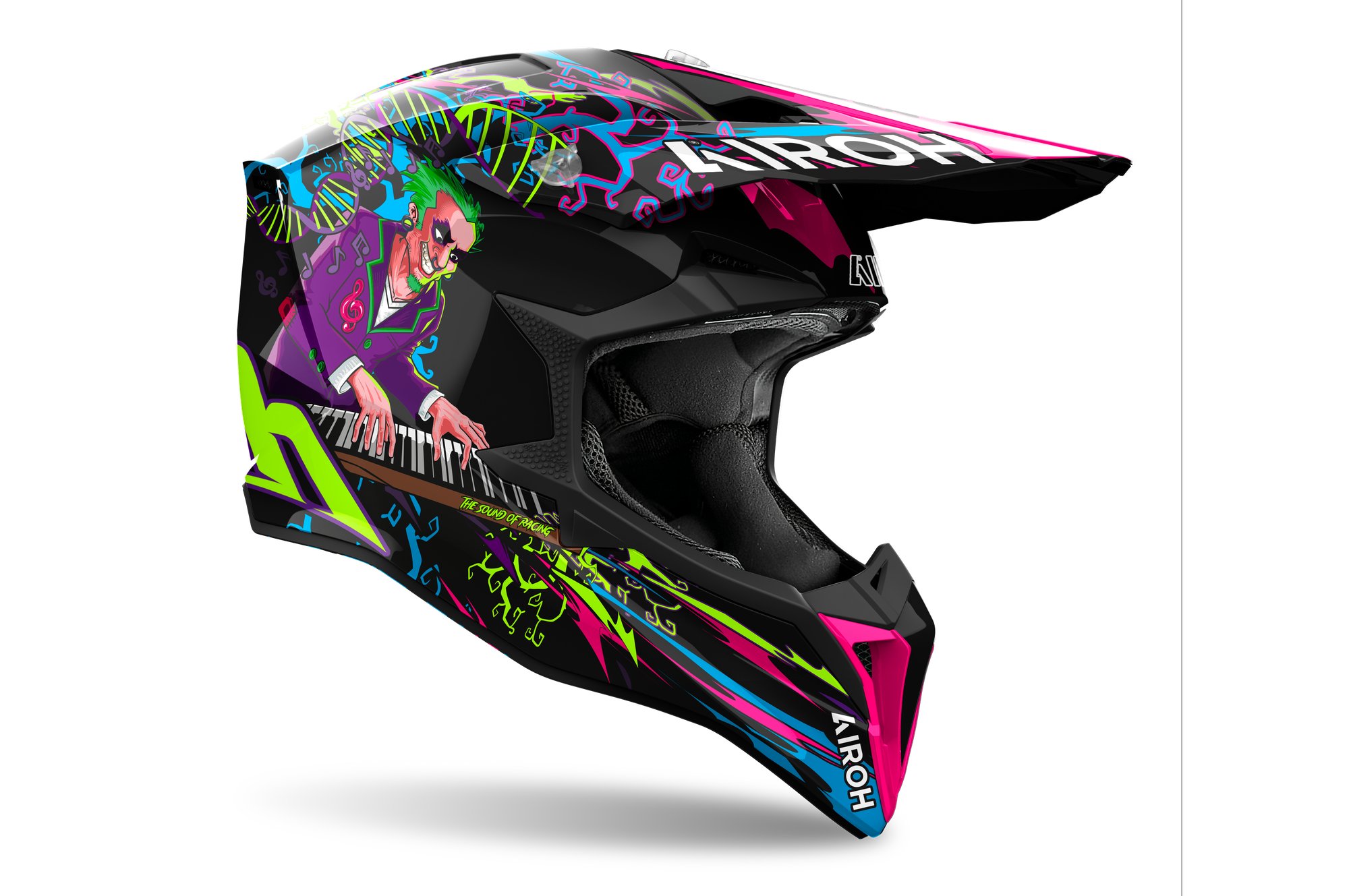 Airoh Hjälm Wraaap Music glansig 