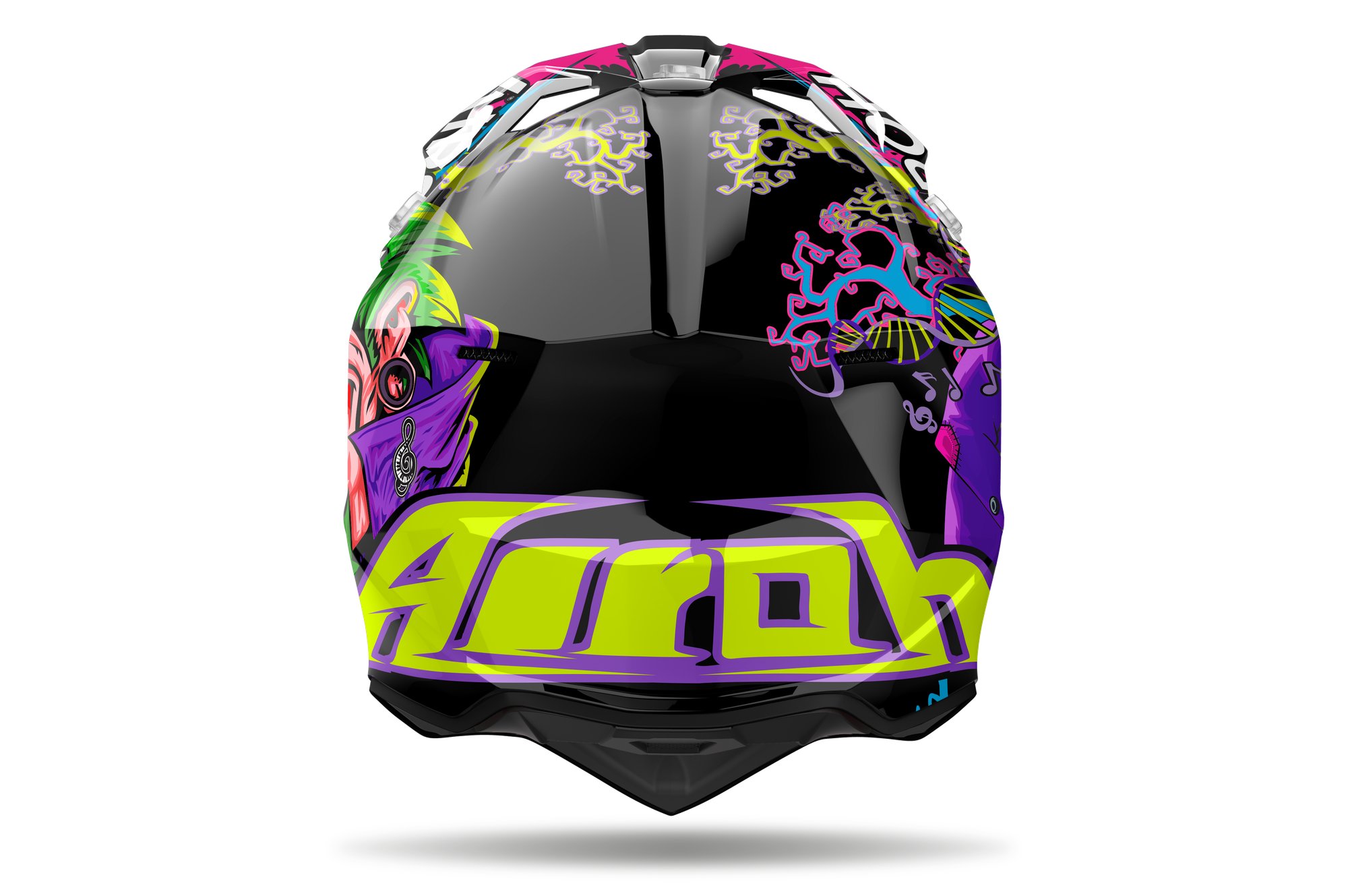 Airoh Hjälm Wraaap Music glansig 