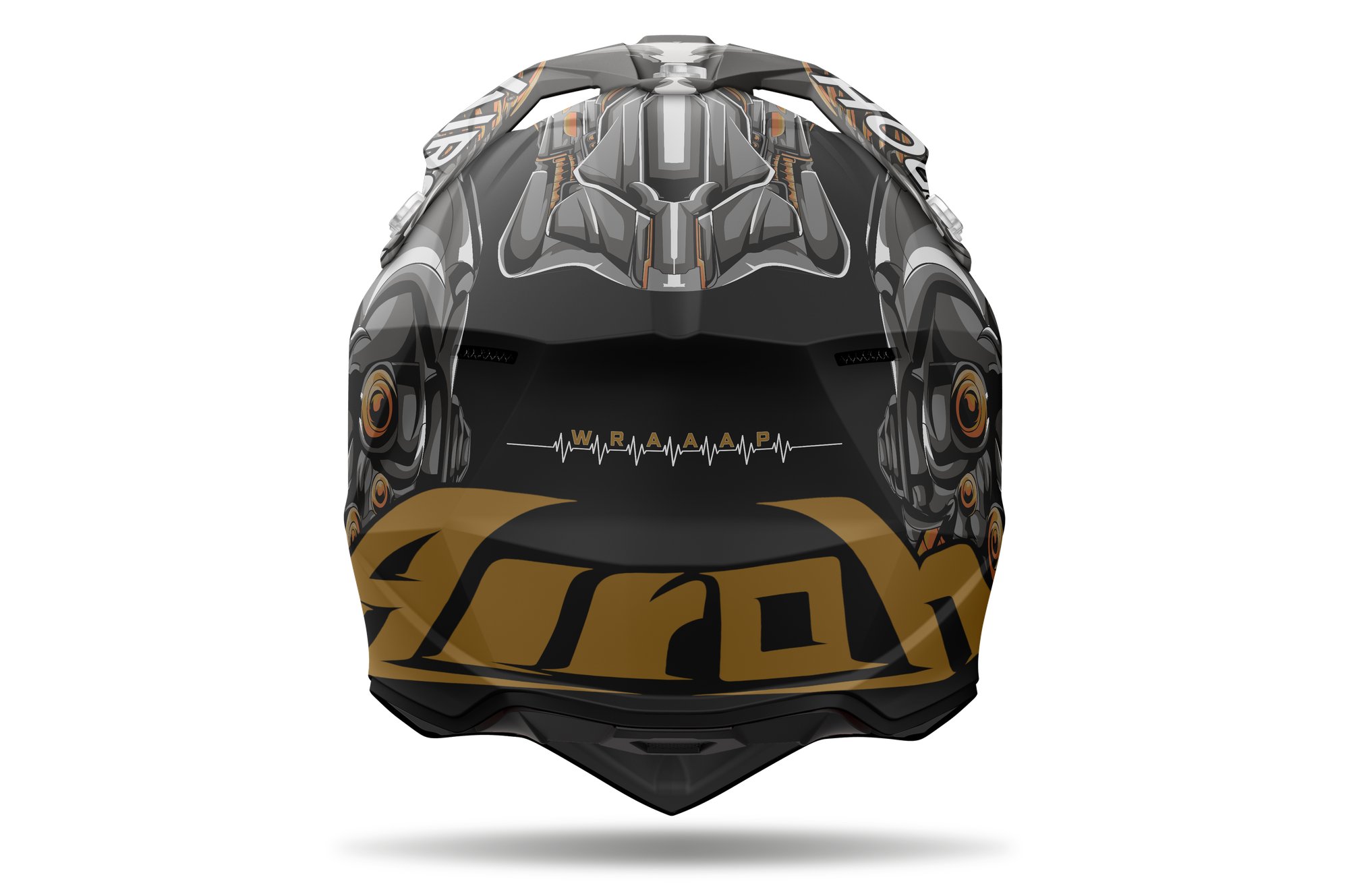 Airoh Hjälm Wraaap Cyborg Matt 