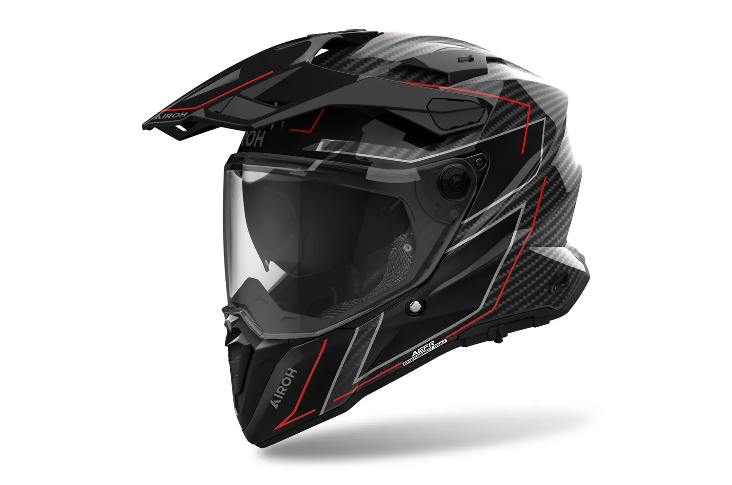 Airoh Hjälm Commander 2 Carbon Stylish glansig